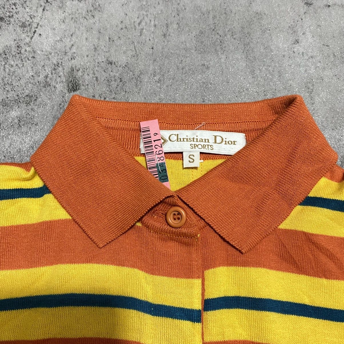 Dior 90s CHRISTIAN DIOR SPORTS KNITTED POLO SHIRT Size S / US 4 / IT 40 - 3 Thumbnail