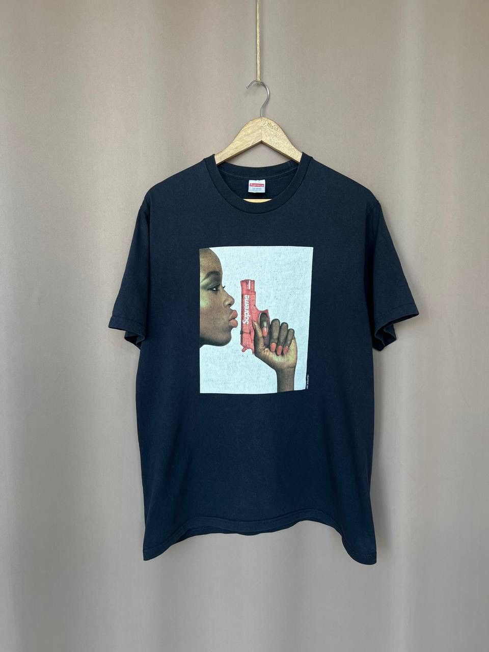 Supreme Water Pistol T Shirt Supreme Water Pistol Tee Navy Men's
