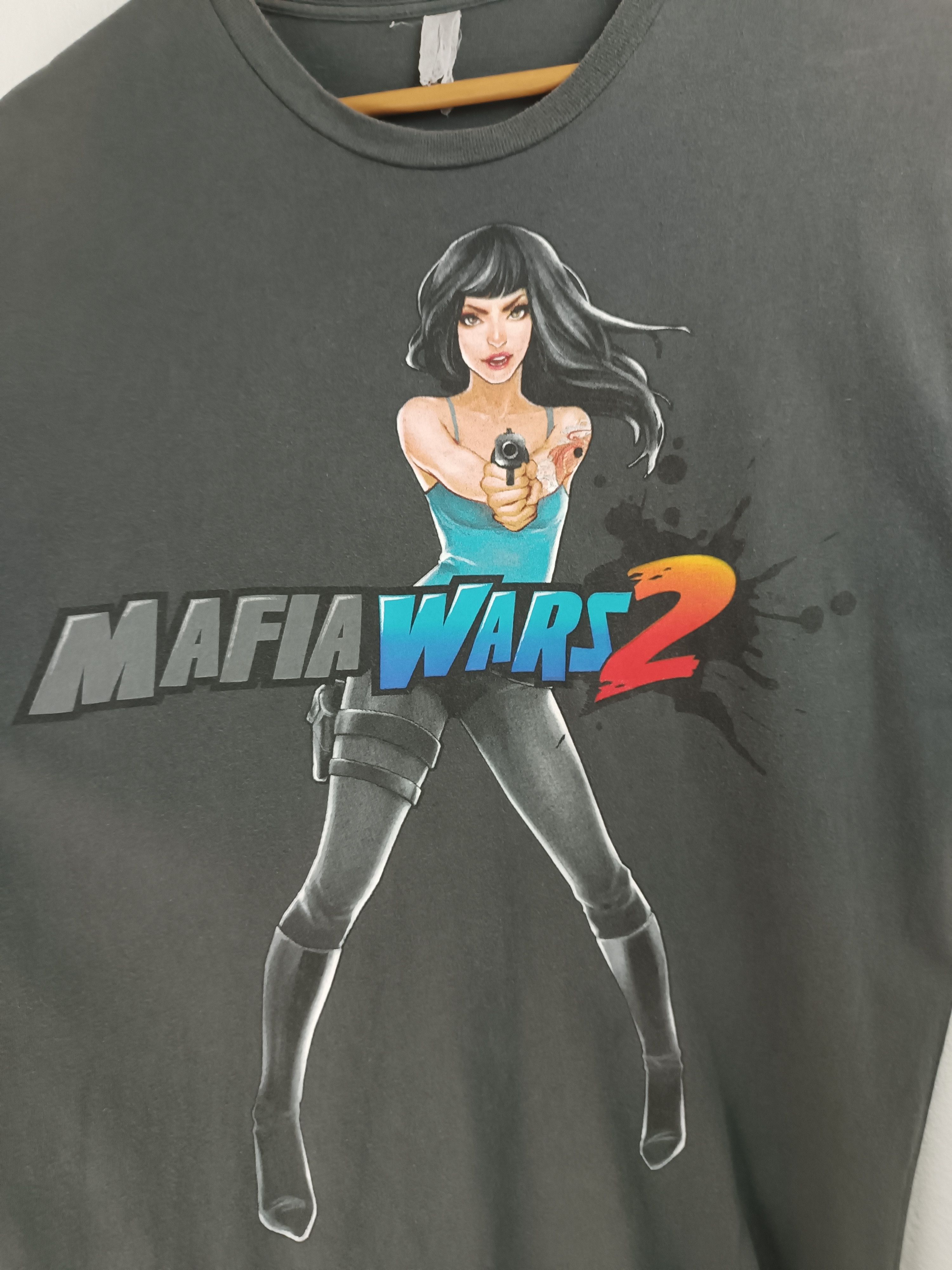 Vintage VINTAGE 2011 MAFIA WAR 2 ZYNGA POKER GAMES CALL OF DUTY Size US M / EU 48-50 / 2 - 8 Thumbnail