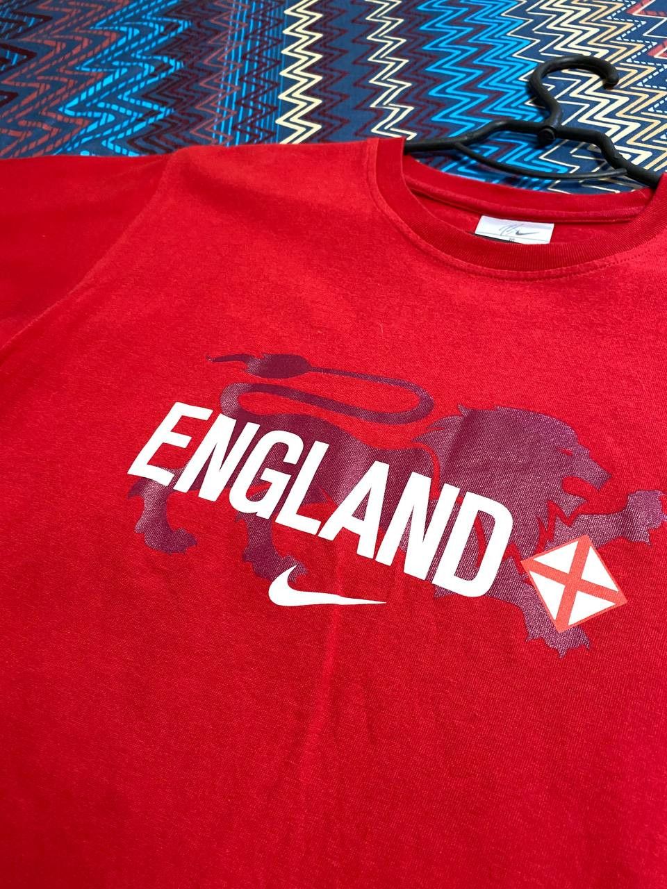 Nike × Vintage Rare Vintage T-Shirt Nike Centr Logo Small Swoosh. Size US M / EU 48-50 / 2 - 4 Thumbnail