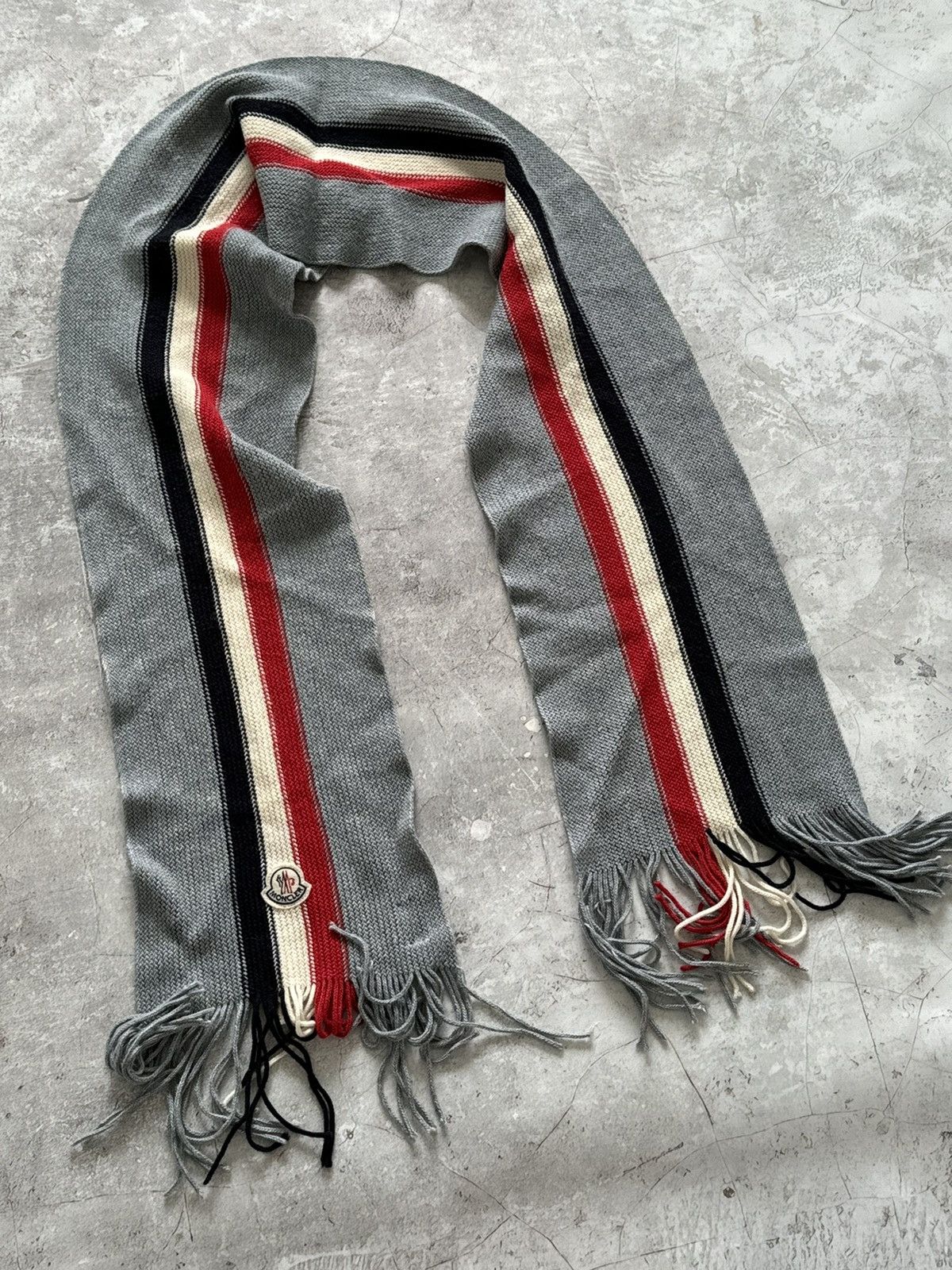 Moncler Moncler gray wool scarf Size ONE SIZE - 1 Thumbnail