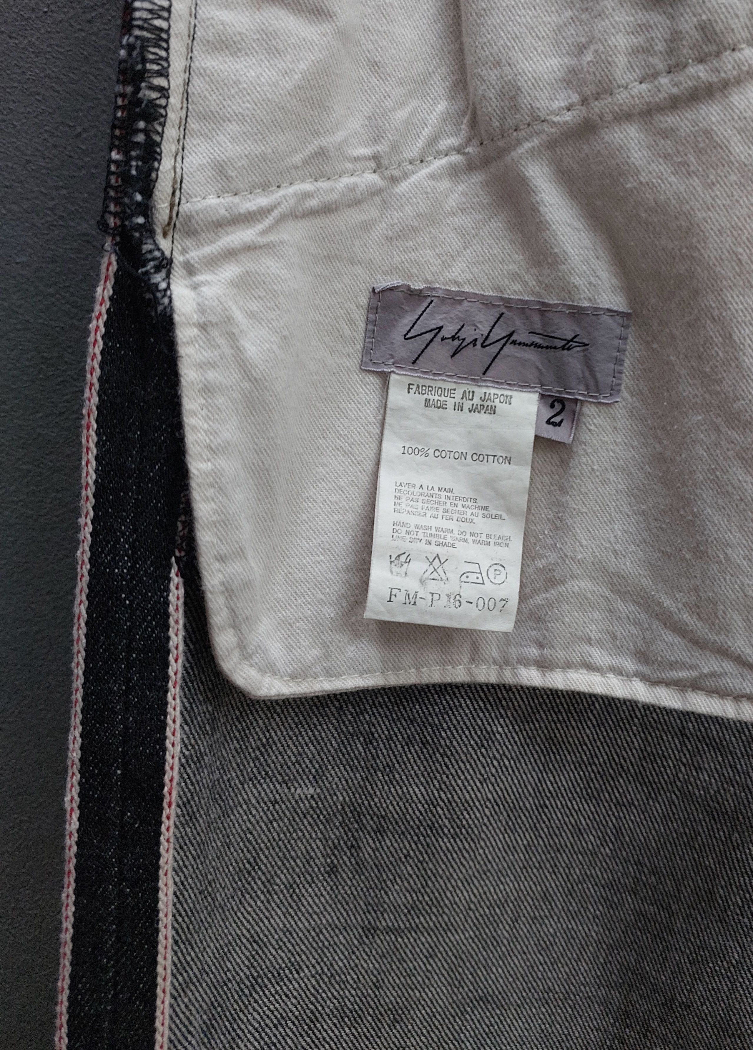 Yohji Yamamoto Yohji Yamamoto Pour Femme Denim Selvedge Jeans Size 26" / US 2 / IT 38 - 11 Thumbnail