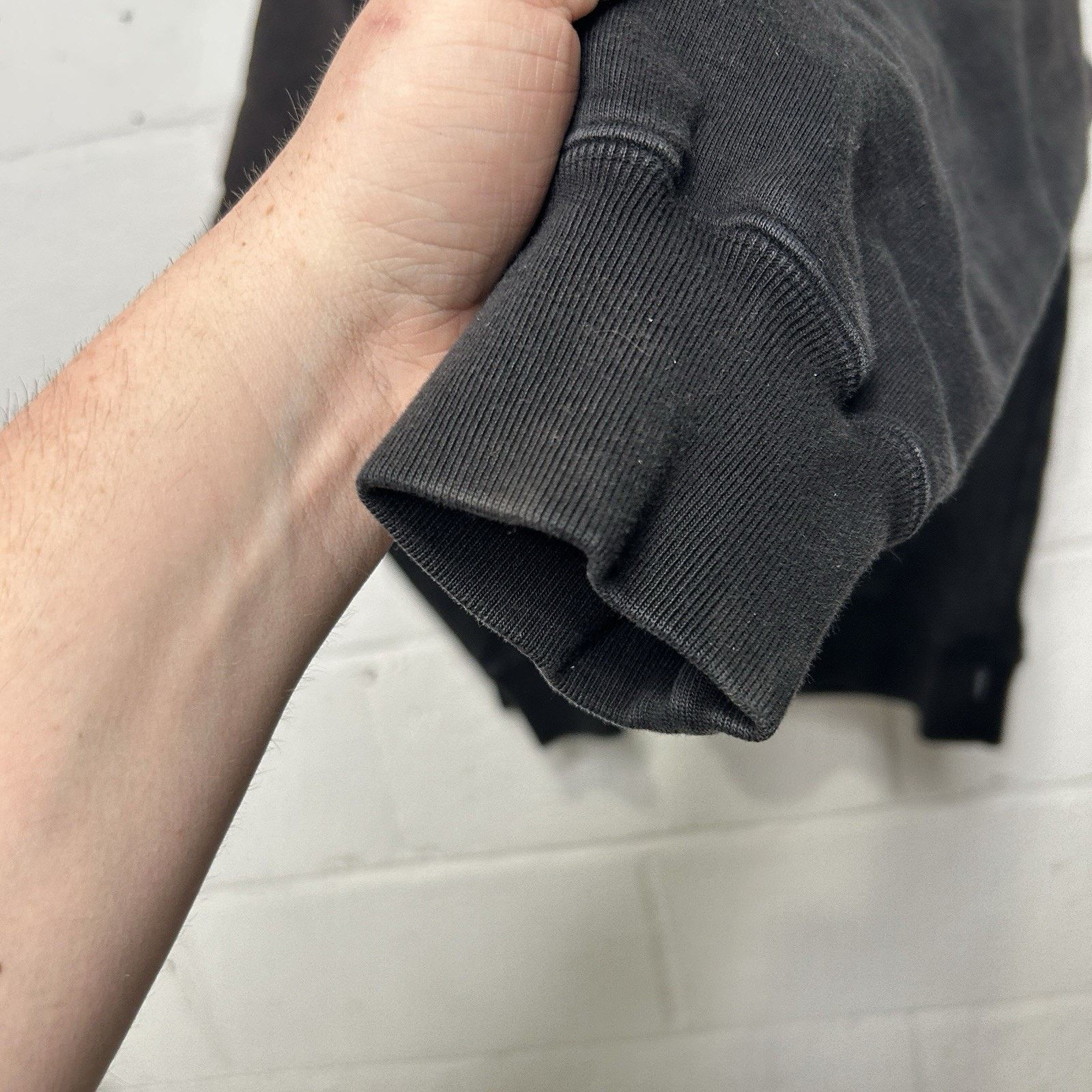 Supreme Supreme Dipped Crewneck Sweatshirt “Black” SS19 Size US S / EU 44-46 / 1 - 9 Thumbnail