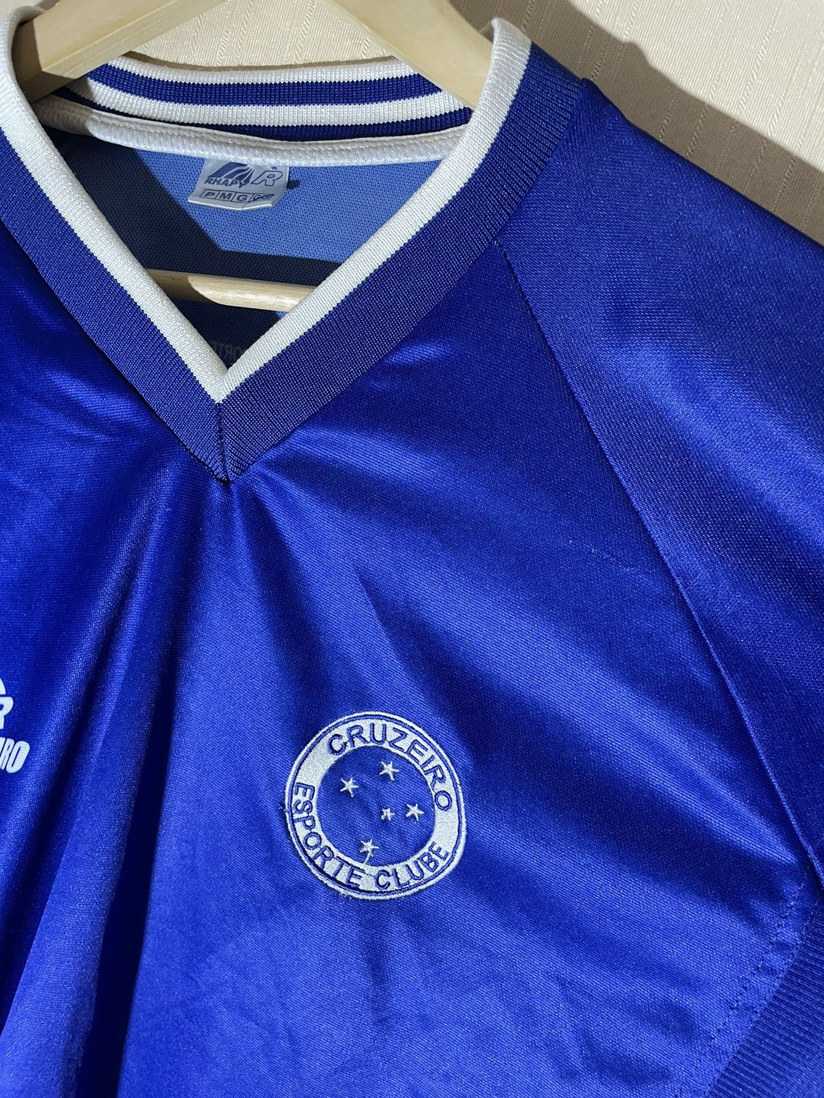 Vintage Cruzeiro Esporte Clube vintage soccer jersey 90s Size US L / EU 52-54 / 3 - 8 Thumbnail