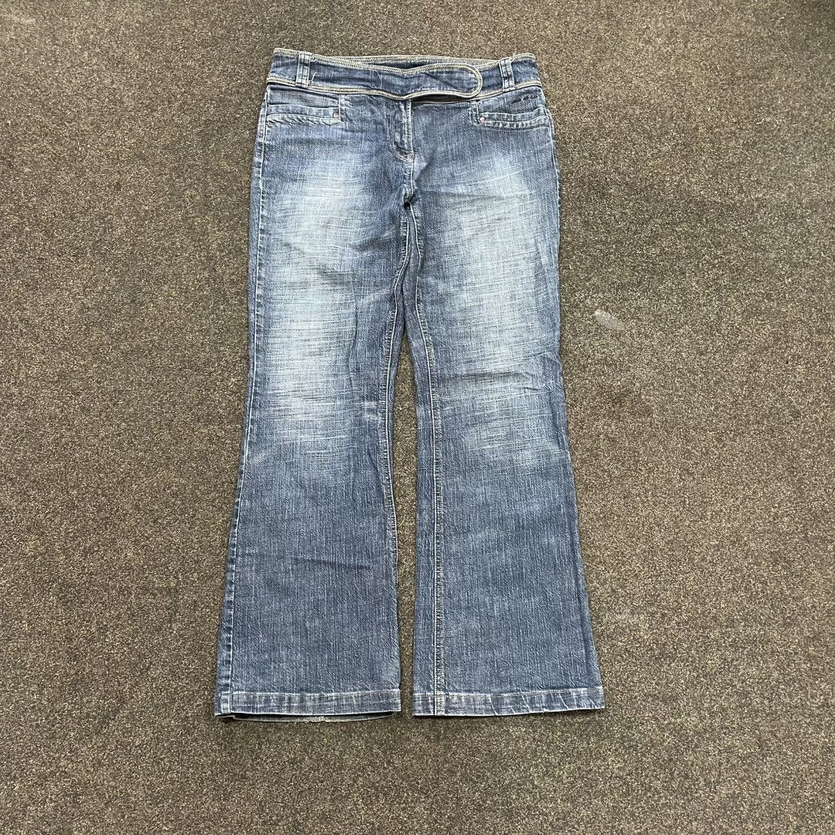 Vintage Vintage 90s Y2K Baggy Flared Jeans Skate Grunge Washed 32 Size 32" / US 10 / IT 46 - 1 Thumbnail