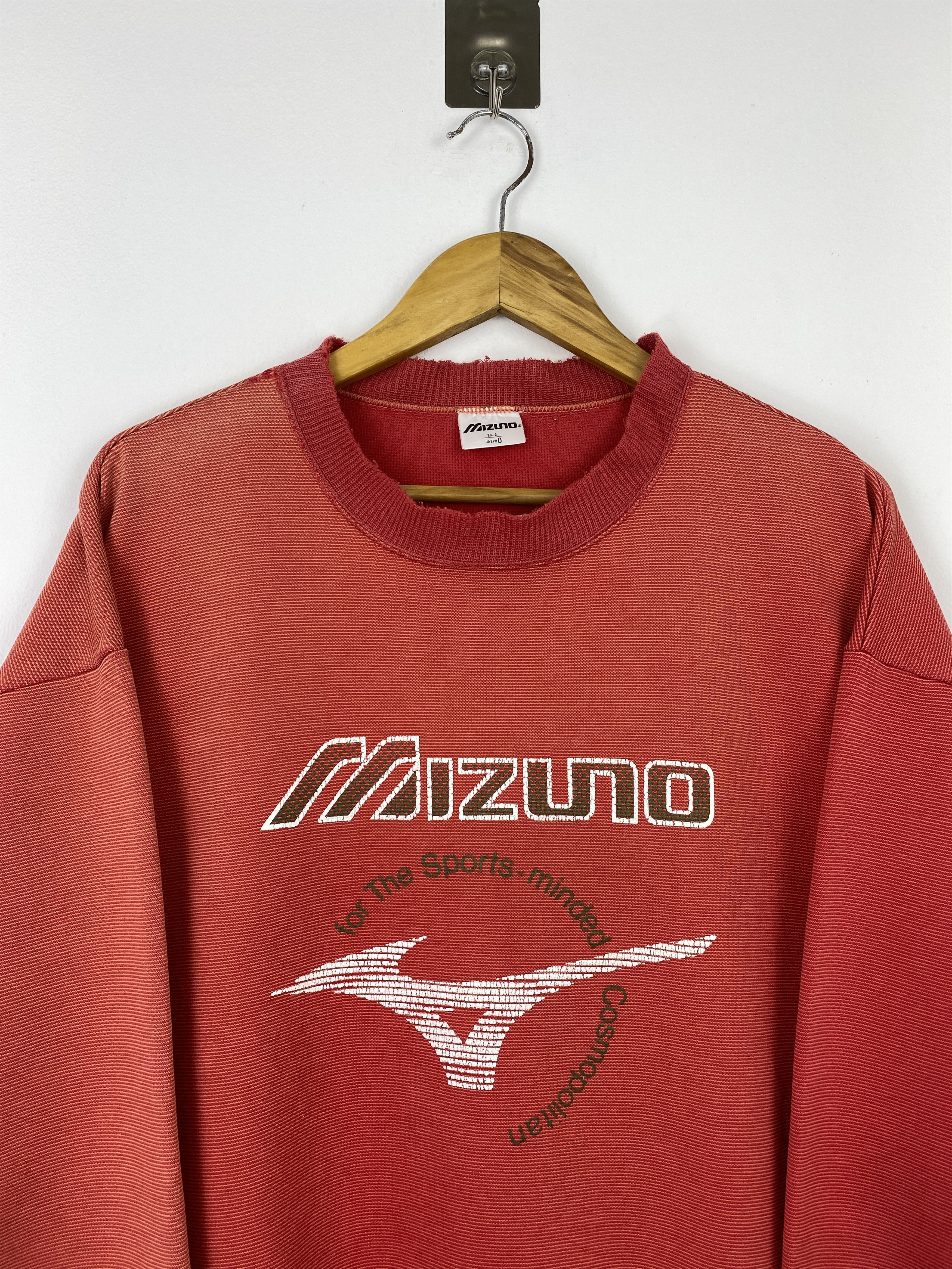 Mizuno Vintage 90s Mizuno Big Logo Crewneck Sweatshirt SH0481 Size US XL / EU 56 / 4 - 2 Thumbnail