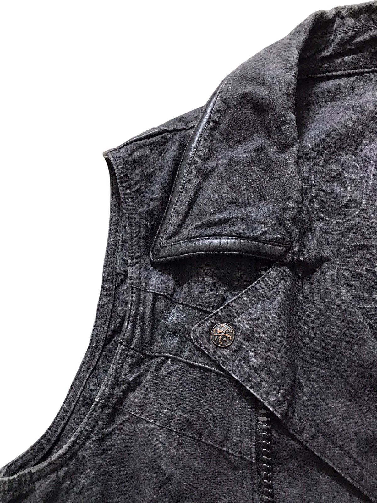 Roar ROAR Japan Peace Of Truth Faded Black With Leather Vest Size US S / EU 44-46 / 1 - 6 Thumbnail