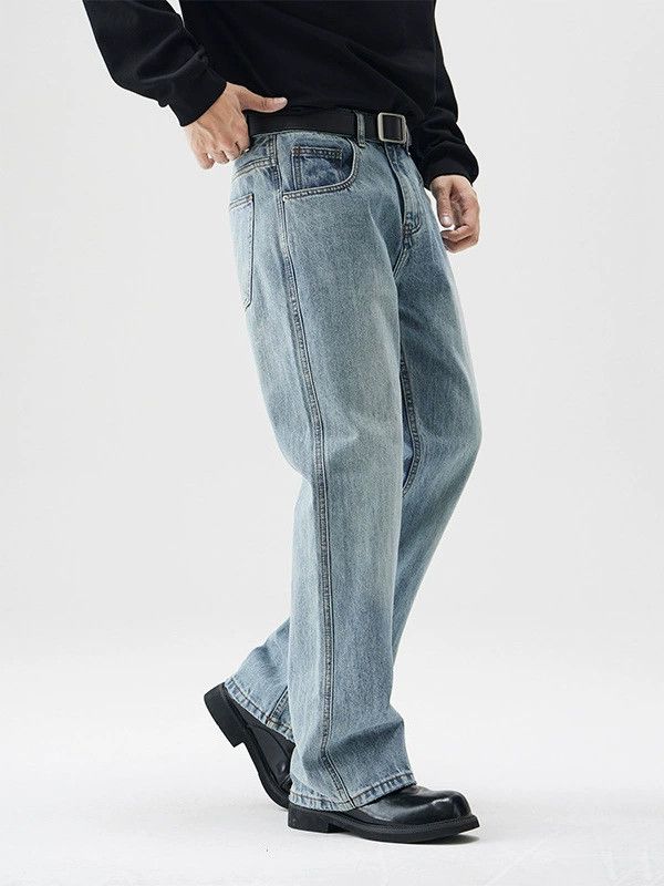 Jean American retro men's flared high street jeans Size US 32 / EU 48 - 3 Thumbnail