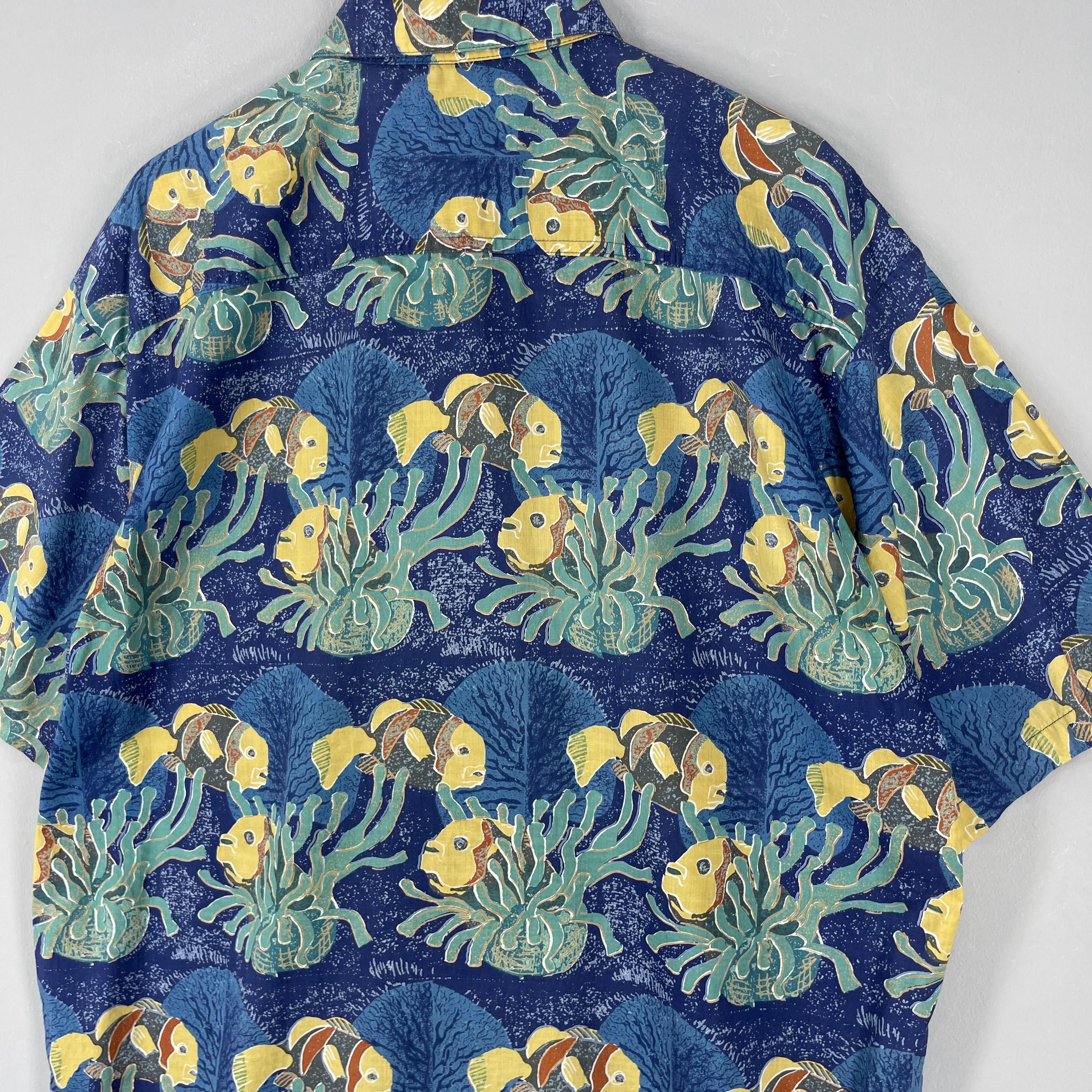Vintage Vintage KAHALA Hawaiian Ocean Marine Wildlife Motive Shirt Size US XL / EU 56 / 4 - 8 Thumbnail