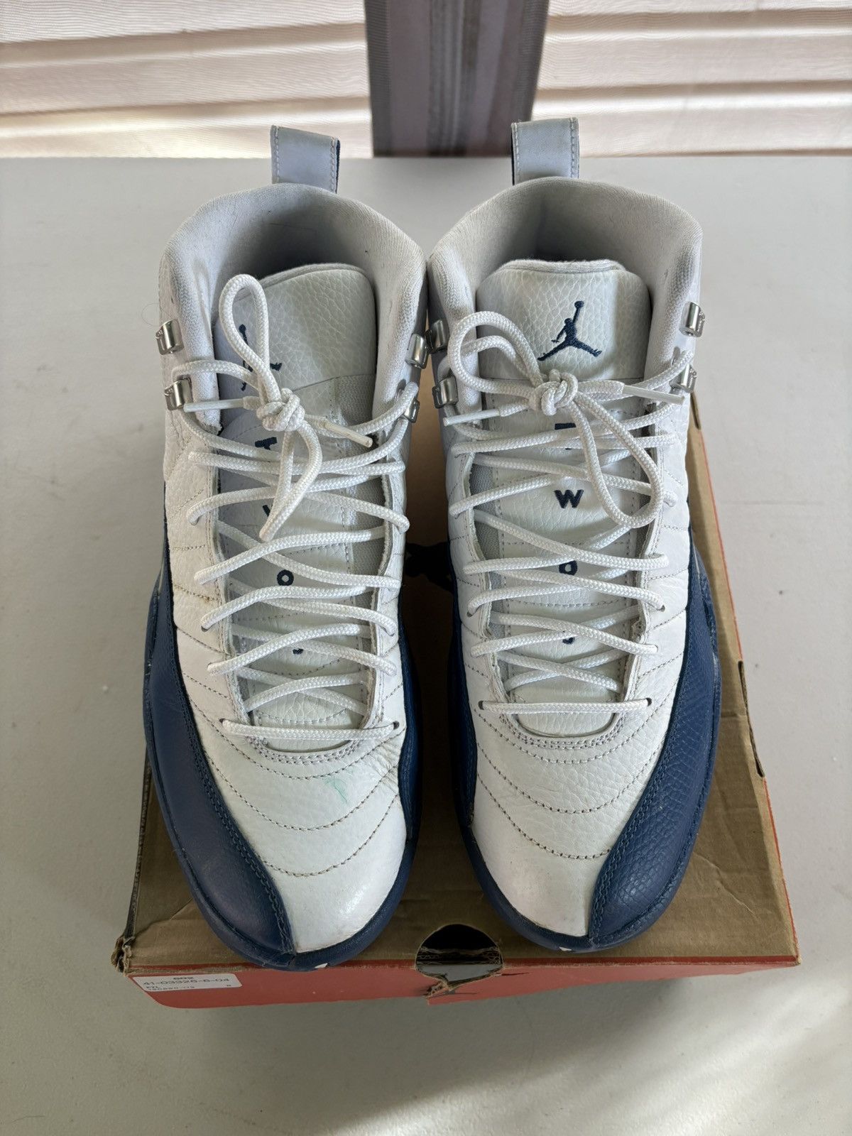 Nike NIKE AIR JORDAN XII 12 WHITE FRENCH BLUE 130690-113 MENS 9 Size US 9 / EU 42 - 1 Thumbnail