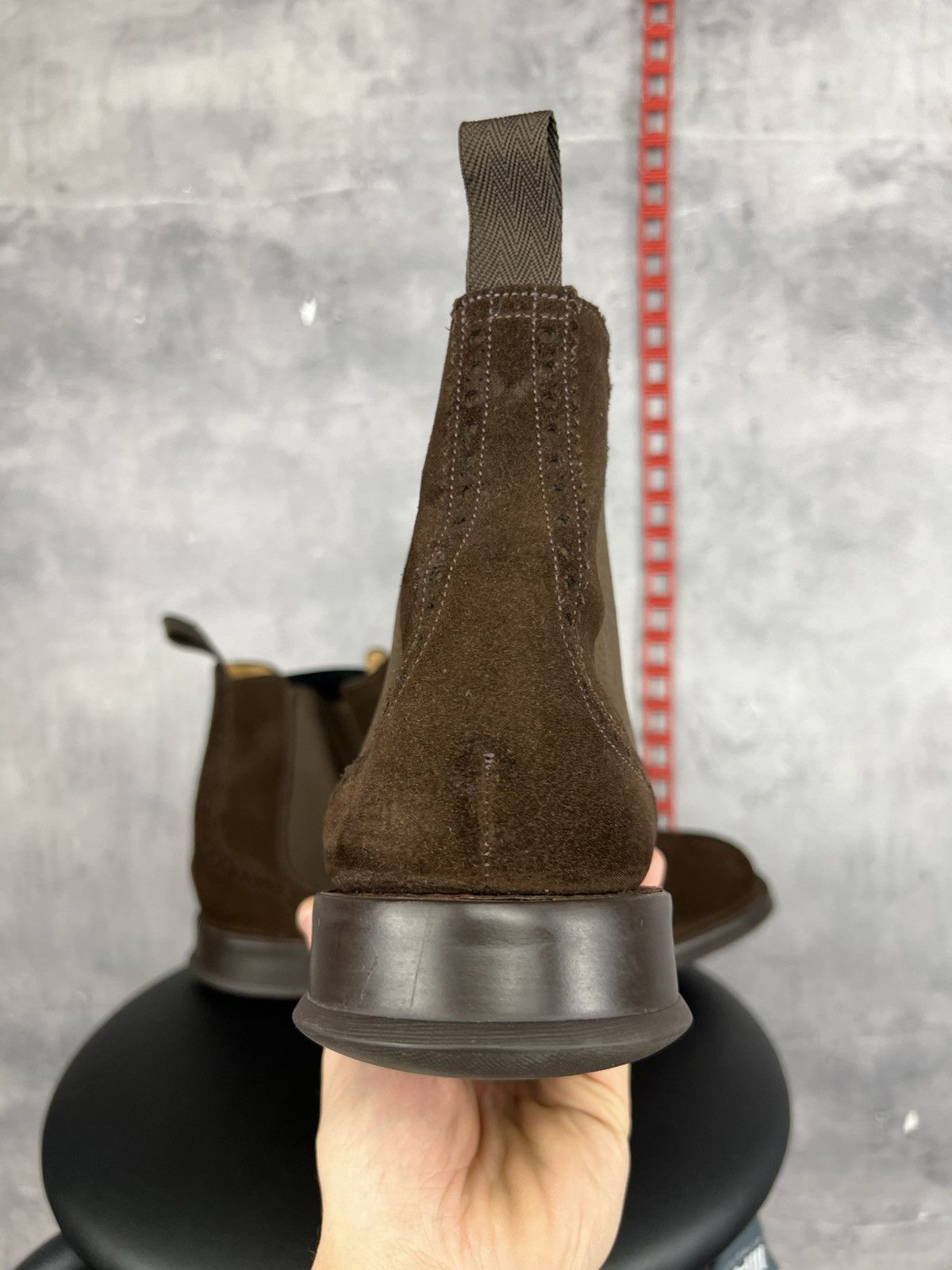 Church's Church's Brown Suede Chelsea Boots Shoes UK 9 F US 10 EU 43 Size US 10 / EU 43 - 19 Thumbnail