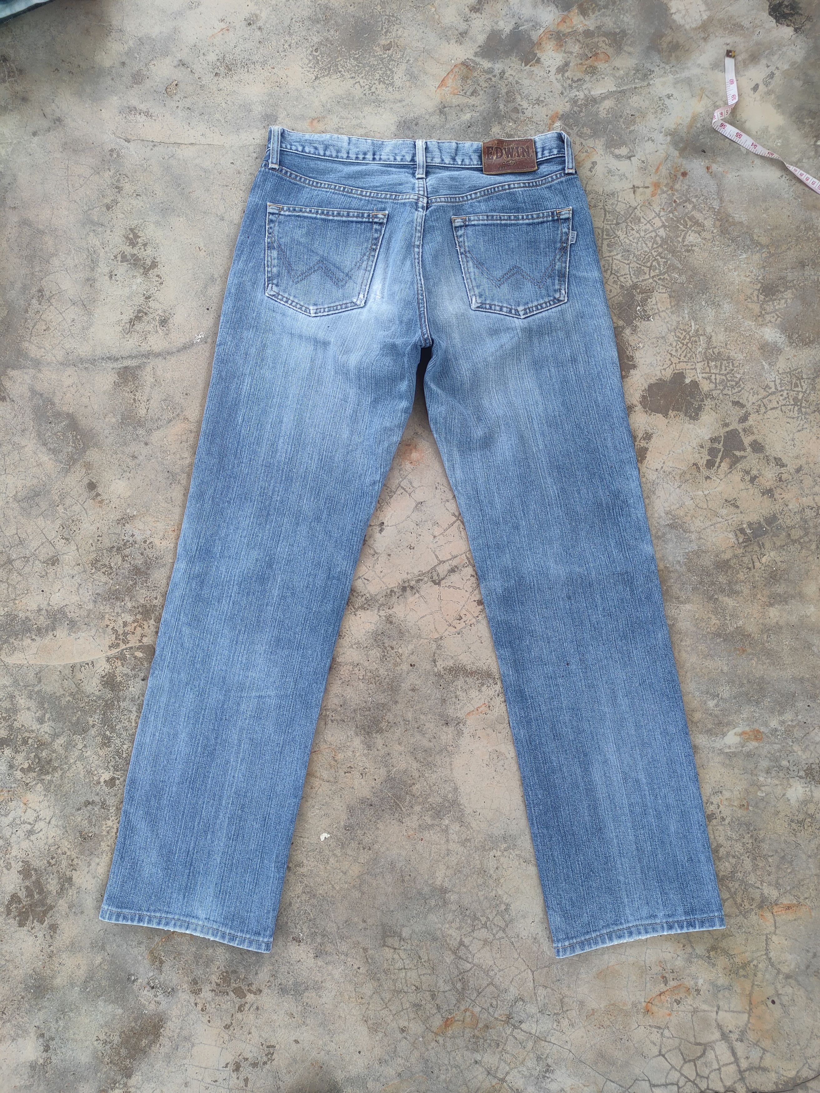 Edwin W33 VINTAGE EDWIN 403 FADED BLUE JEANS DENIM PANTS Size US 33 - 8 Thumbnail
