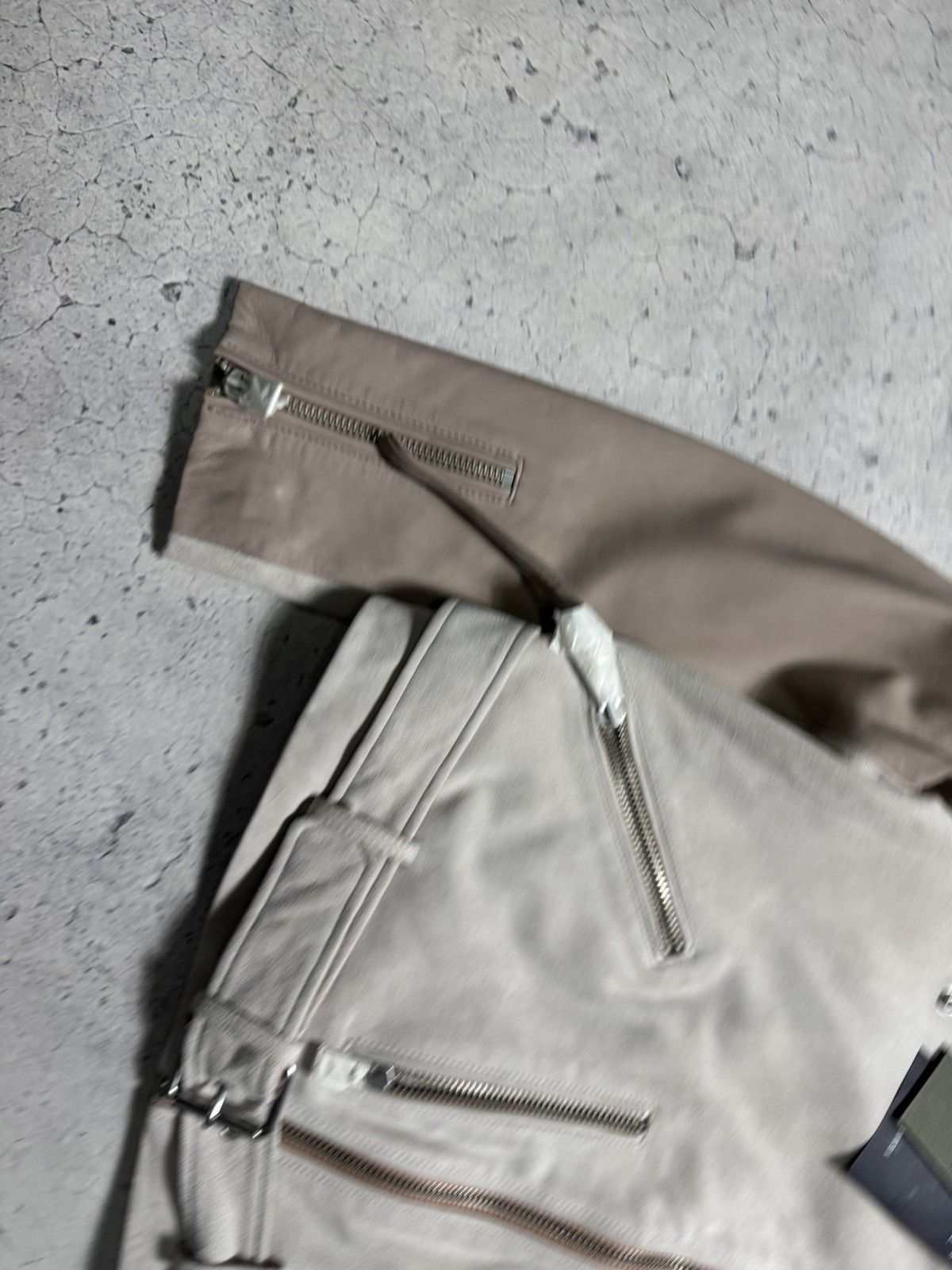 Allsaints Allsaints Goat Leather Balfern Mix Biker Jacket New Size L / US 10 / IT 46 - 3 Thumbnail