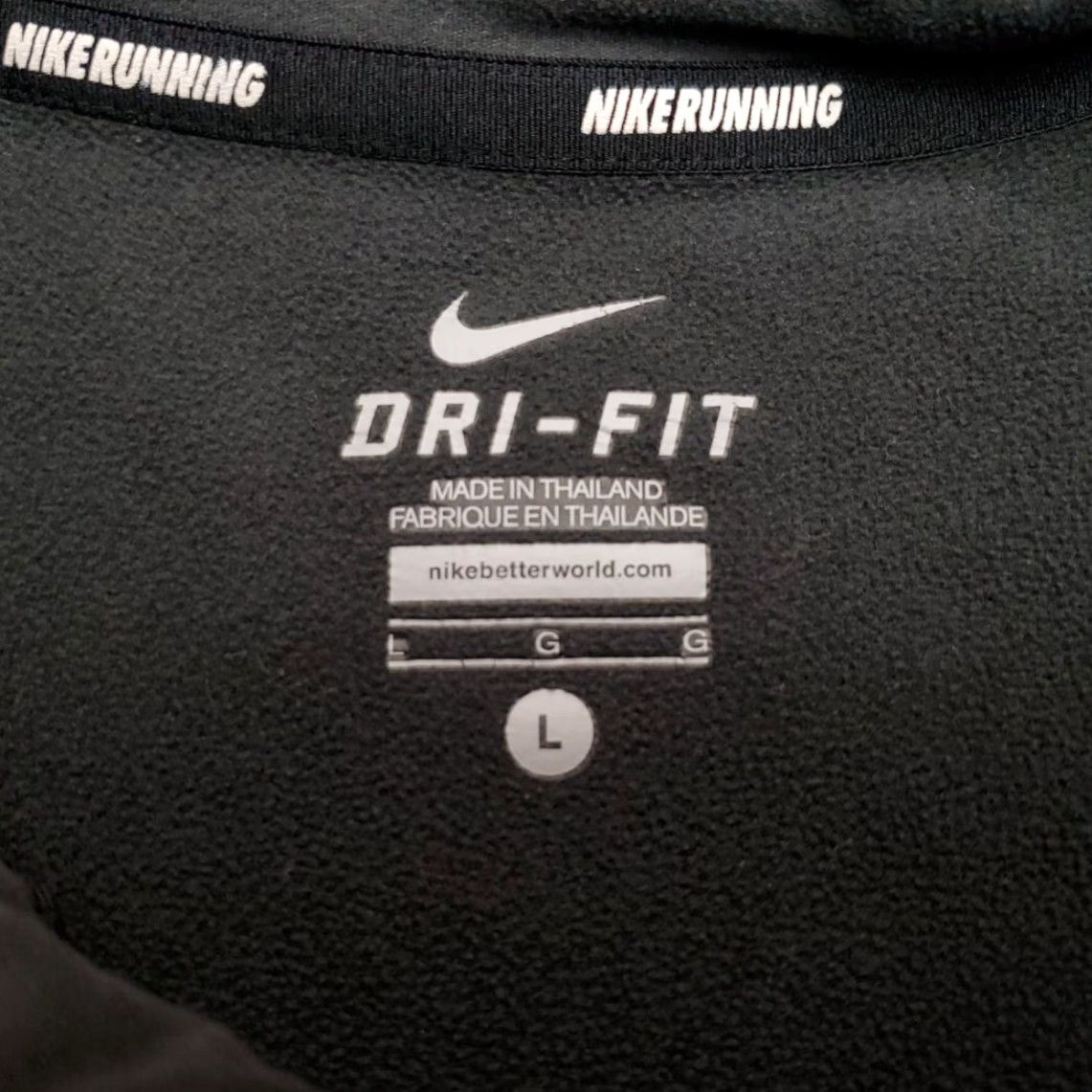 Nike VINTAGE Nike Running Pullover Mens Large Green Element Dri Fit 1/2 Zip Stretch Jogging Size US L / EU 52-54 / 3 - 6 Thumbnail