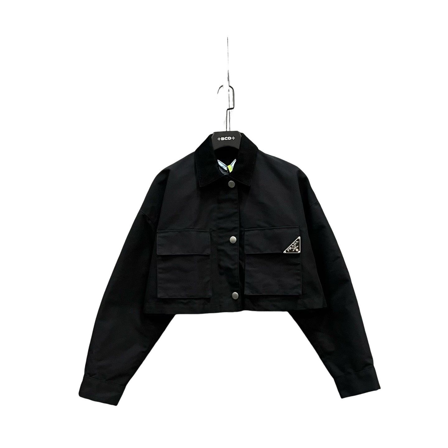 Prada Prada Logo-Plaque Canvas Jacket IT 38 Size XS / US 0-2 / IT 36-38 - 1 Thumbnail