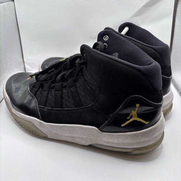 Jordan Brand Jordan Max Aura Black White Gold Basketball Shoes Men 10.5 Size US 10.5 / EU 43-44 - 5 Thumbnail