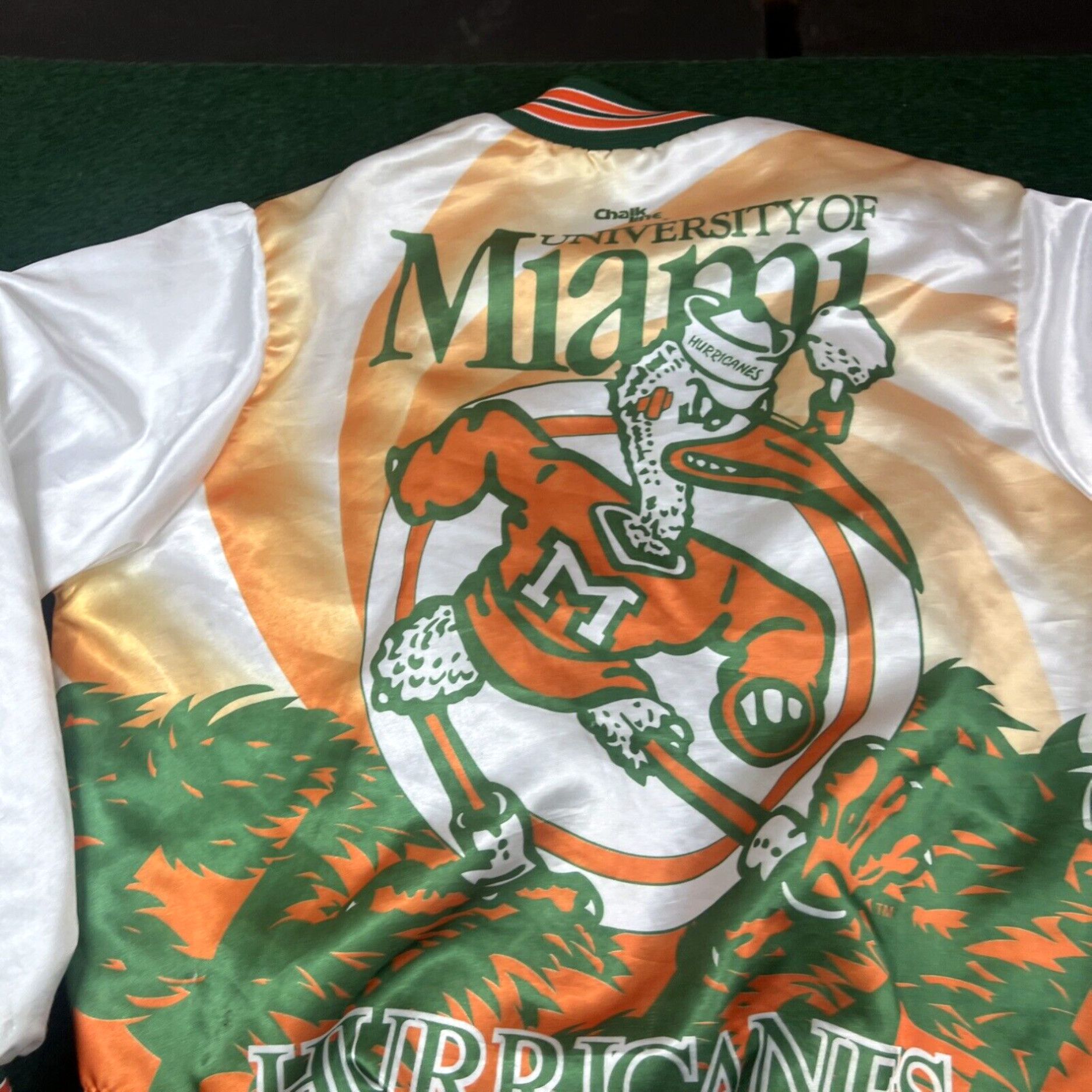 Chalk Line VTG Chalk Line University Miami Hurricanes Fanimation Jacket size large USA 90s Size US L / EU 52-54 / 3 - 2 Thumbnail