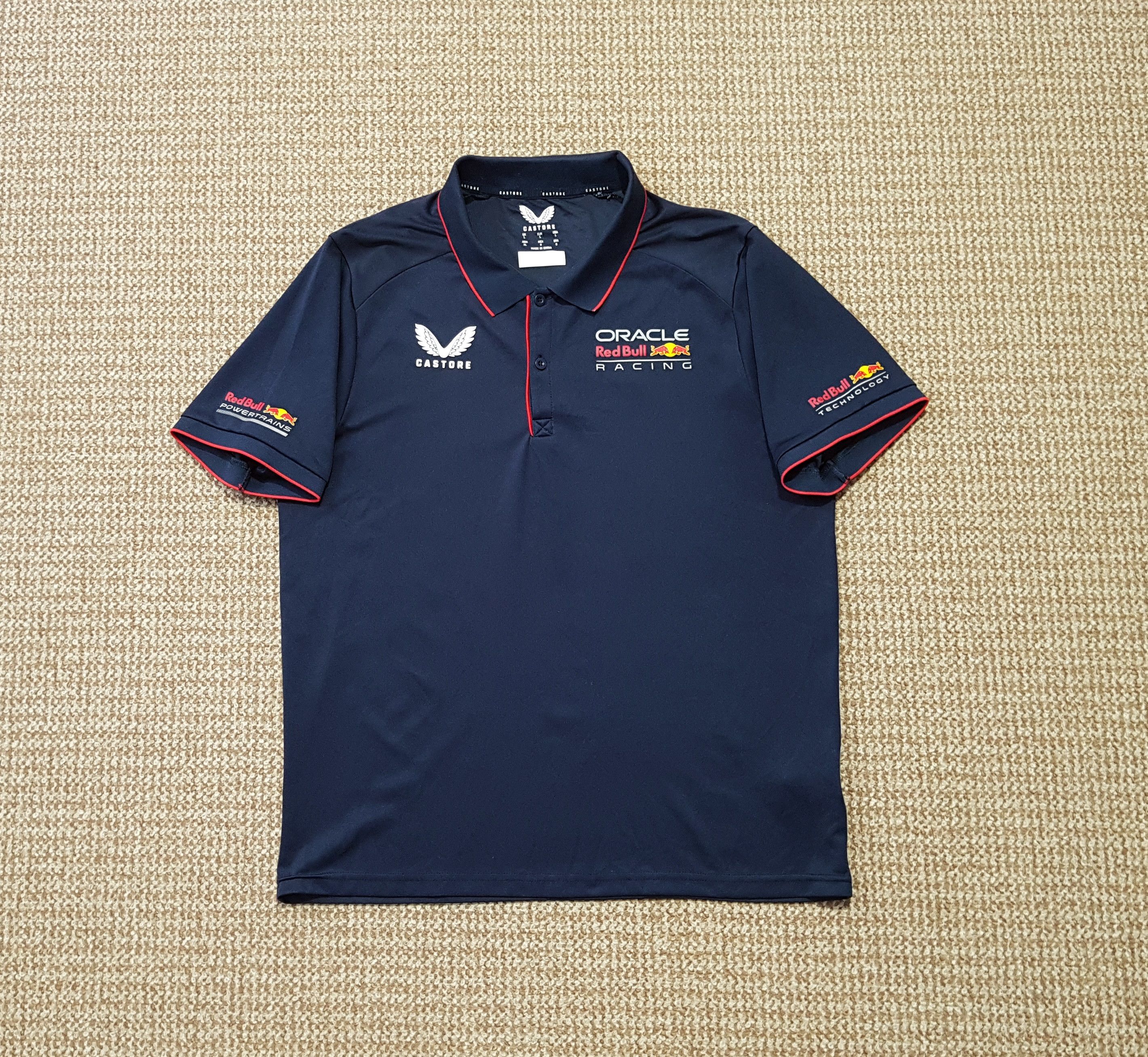 Castore Castore Oracle Red Bull Racing Polo Shirt sz L Size US L / EU 52-54 / 3 - 1 Thumbnail