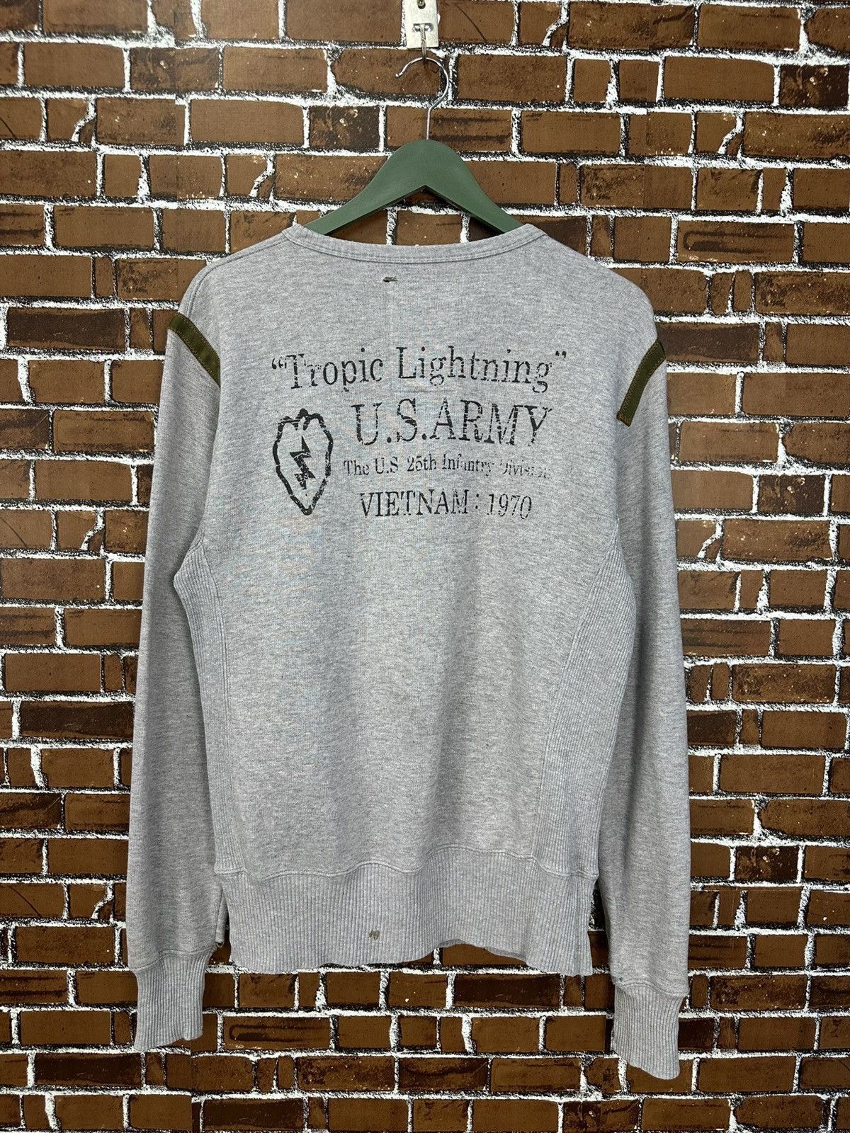 Avirex Avirex Tropic Lightning Us Army Distressed Sweatshirt Z409 Size US M / EU 48-50 / 2 - 4 Thumbnail