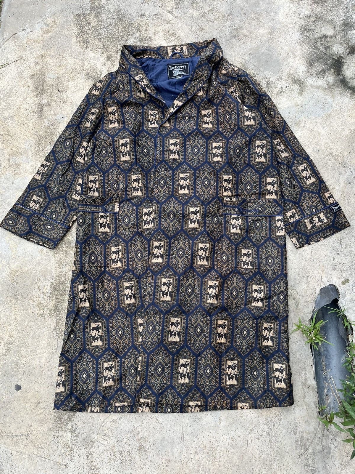 Burberry × Burberry Prorsum ⚡️Vintage Burberrys’s Monogram Full Print Relaxing Jacket 90s Size US L / EU 52-54 / 3 - 1 Thumbnail