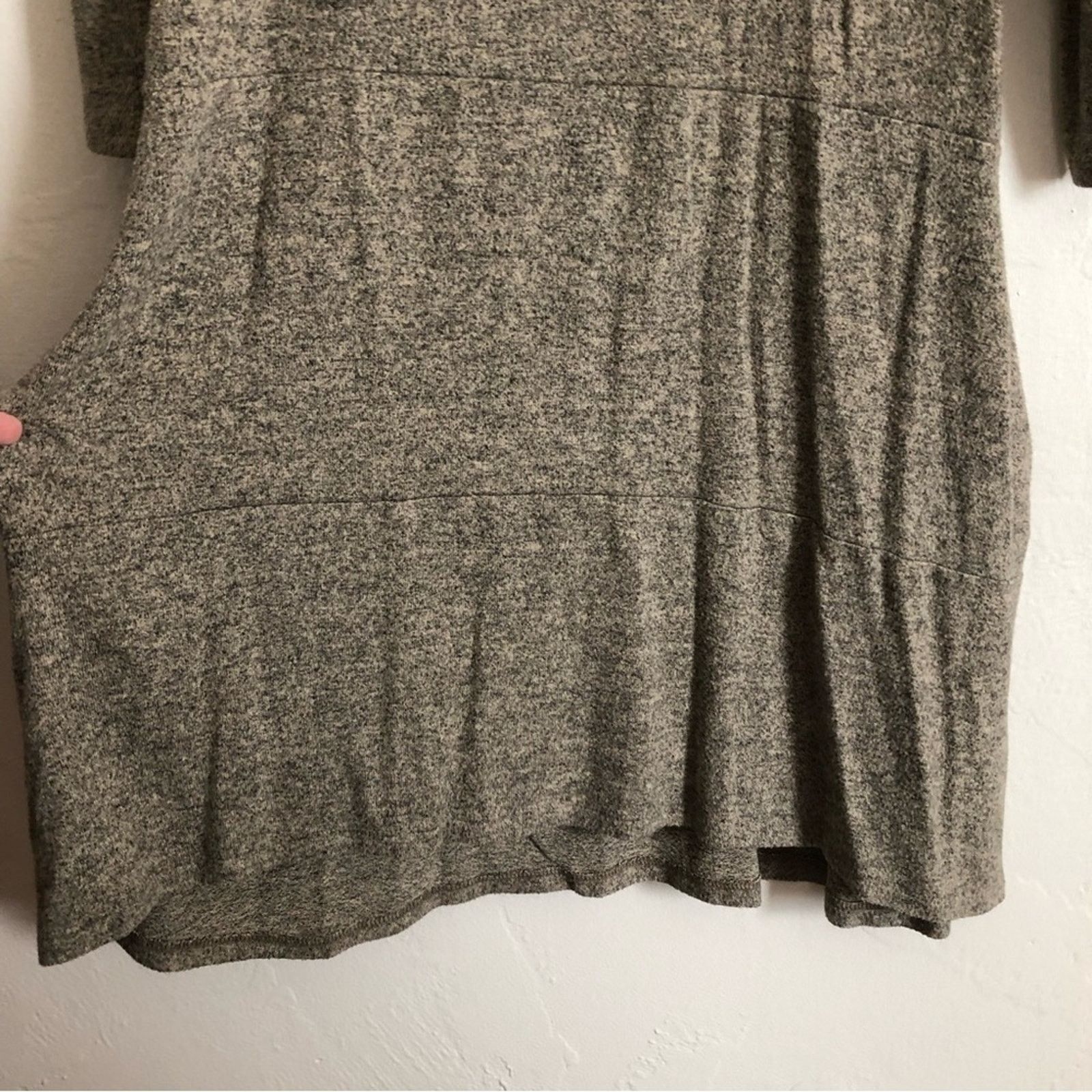 Other Freeloader Knit Brown Gray Lightweight Sweater Dress Size M / US 6-8 / IT 42-44 - 3 Thumbnail