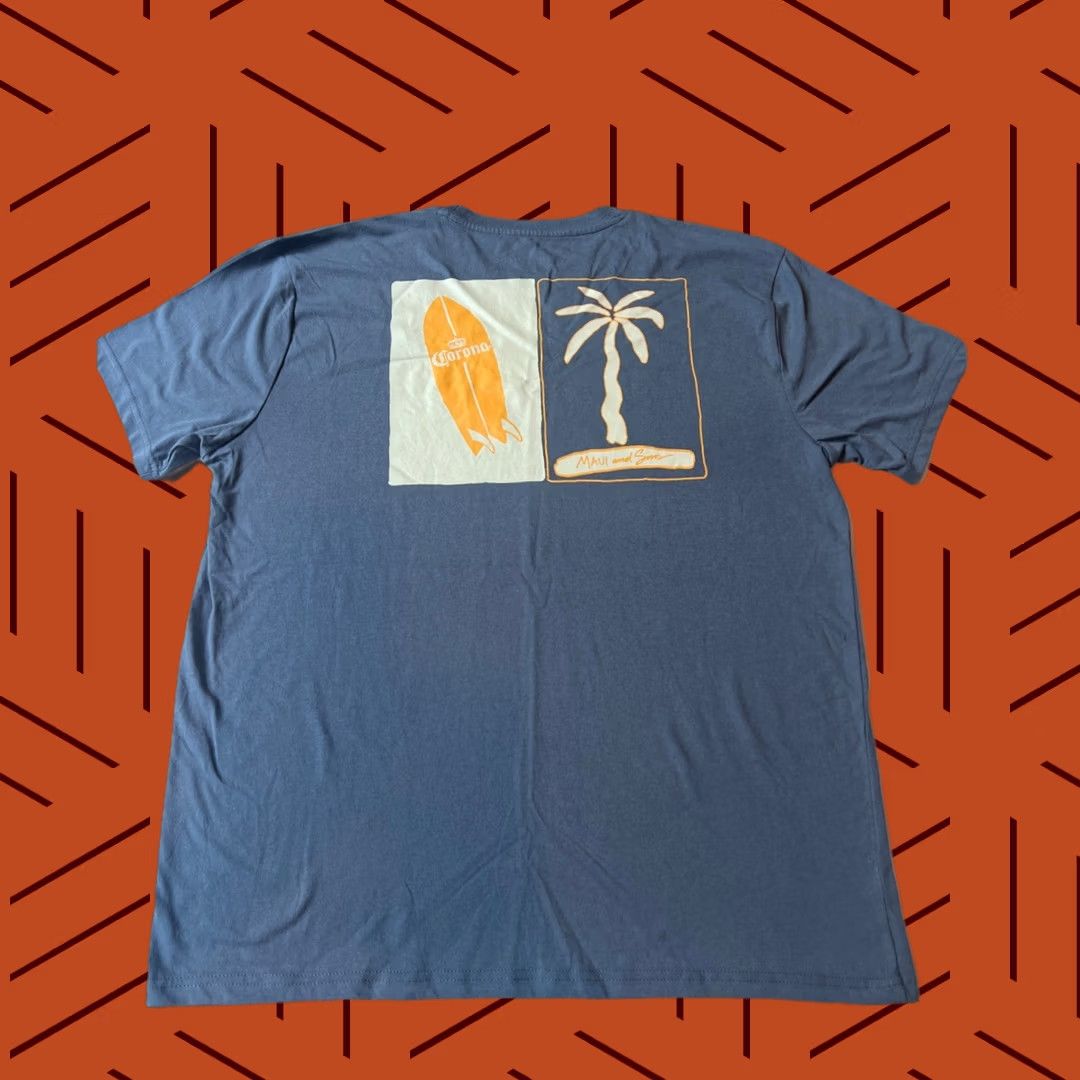Vintage Maui & Sons Corona Beer Collab Surfer Shirt Adult XL Graphic Print Size US XL / EU 56 / 4 - 1 Thumbnail