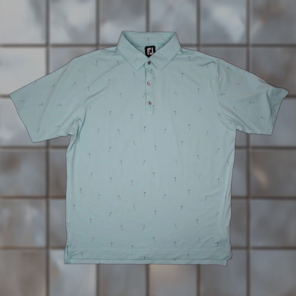 Footjoy FootJoy Polo Shirt Mens Blue XL Sports Golf Short Sleeve Casual Workwear - Newport Beach Country Club Logo Embroidered Polo Size US XL / EU 56 / 4 - 1 Thumbnail