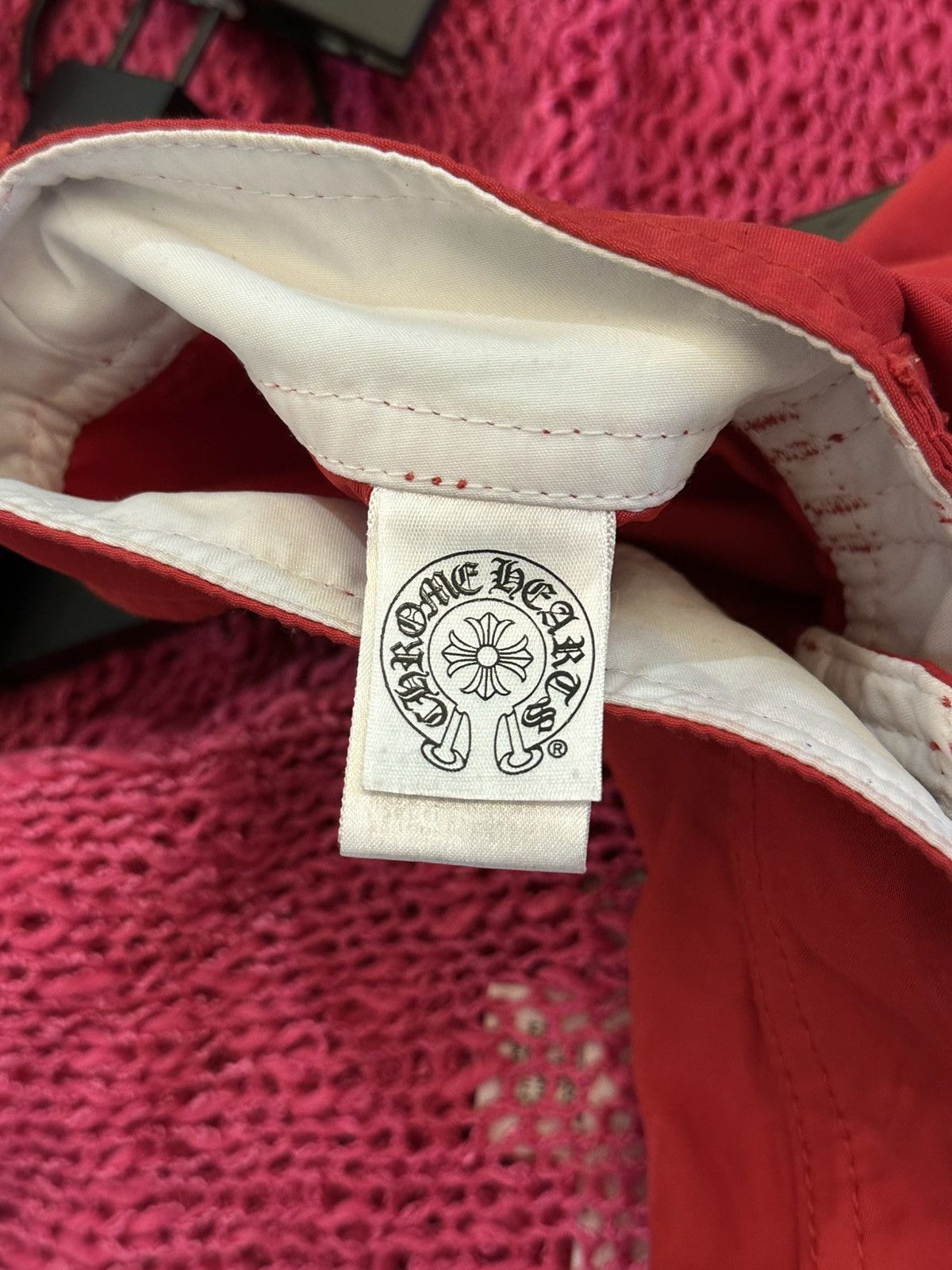 Chrome Hearts CHROME HEARTS RED PATCH BOXING SHORTS Size US 31 - 9 Thumbnail