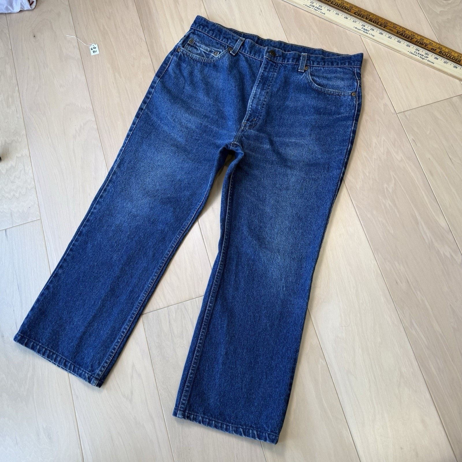 Levi's Vintage Levis 517 Jeans 36 Blue 80s Denim Made in USA Size US 36 / EU 52 - 11 Thumbnail