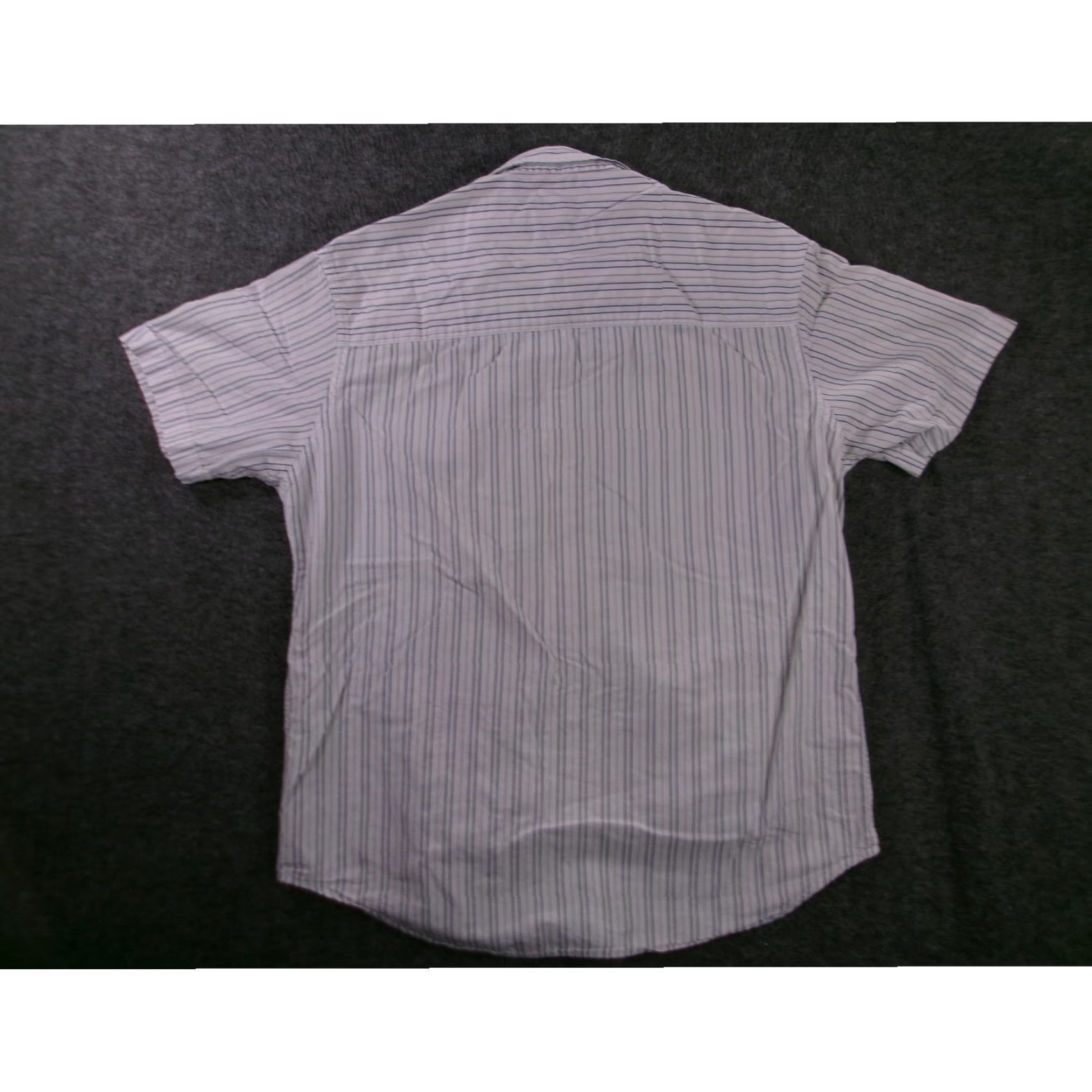 Vintage Arizona Jean Company Mens Medium White Striped Short Sleeve Button-Up Casual Classic Shirt Size US M / EU 48-50 / 2 - 7 Thumbnail
