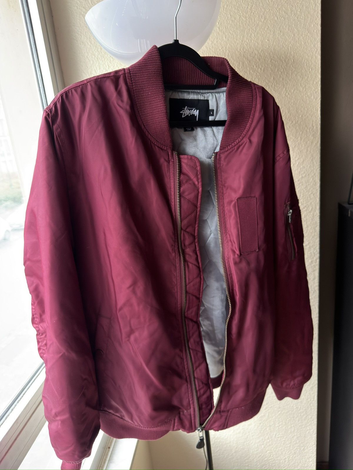Stussy Stussy violet big logo bomber FAST SHIP Size US L / EU 52-54 / 3 - 10 Thumbnail