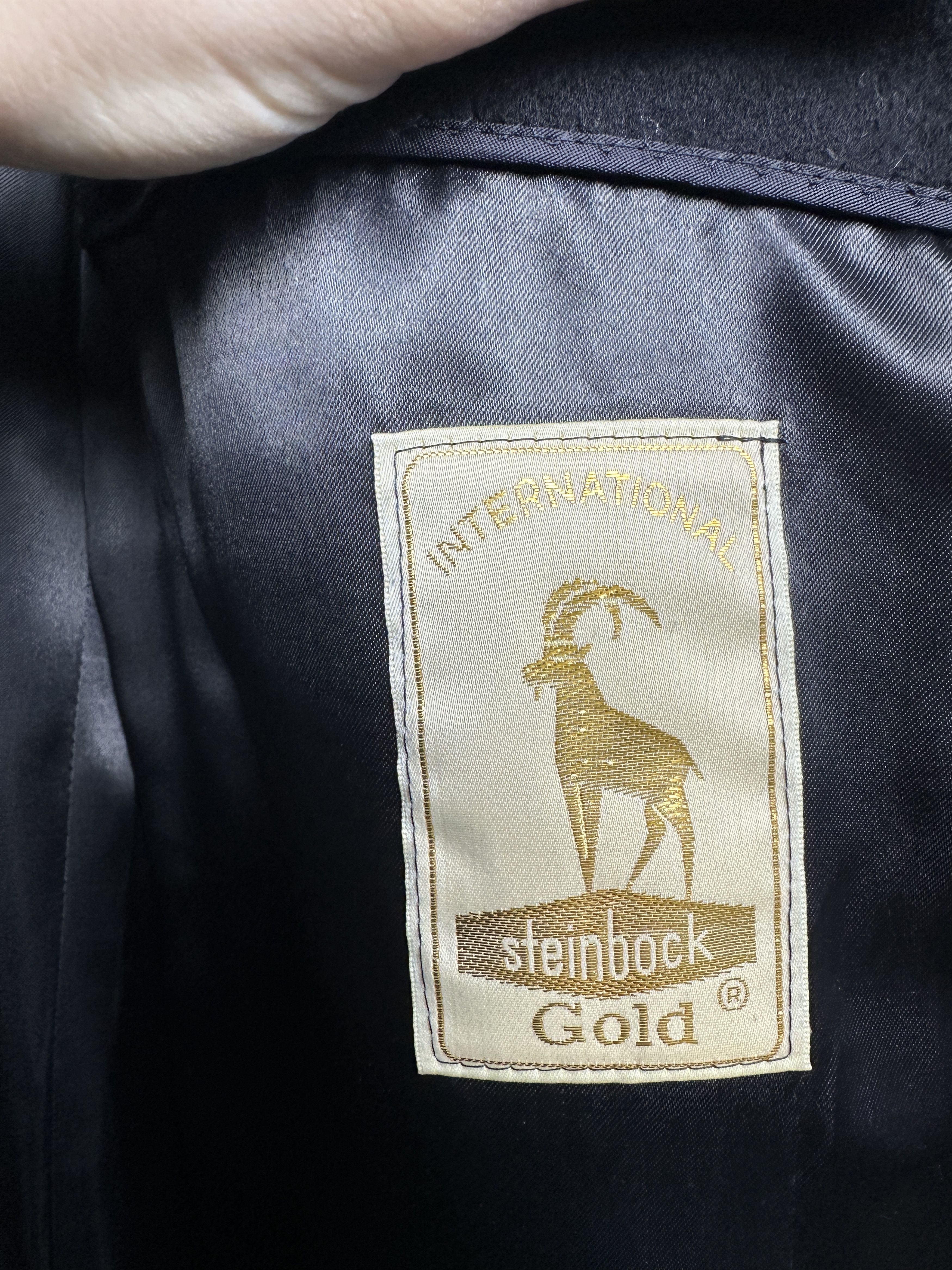 Vintage Steinbock Gold Mens Wool Overcoat Coat Size US M / EU 48-50 / 2 - 3 Thumbnail