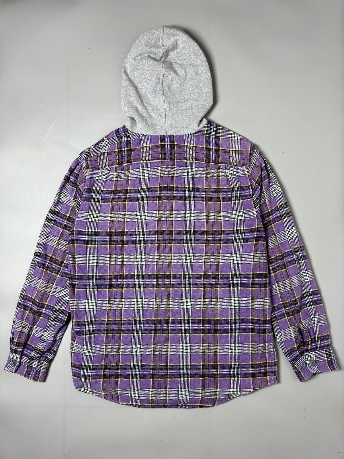Supreme S/S’18 Plaid Flannel Hooded Shirt Size US L / EU 52-54 / 3 - 13 Thumbnail