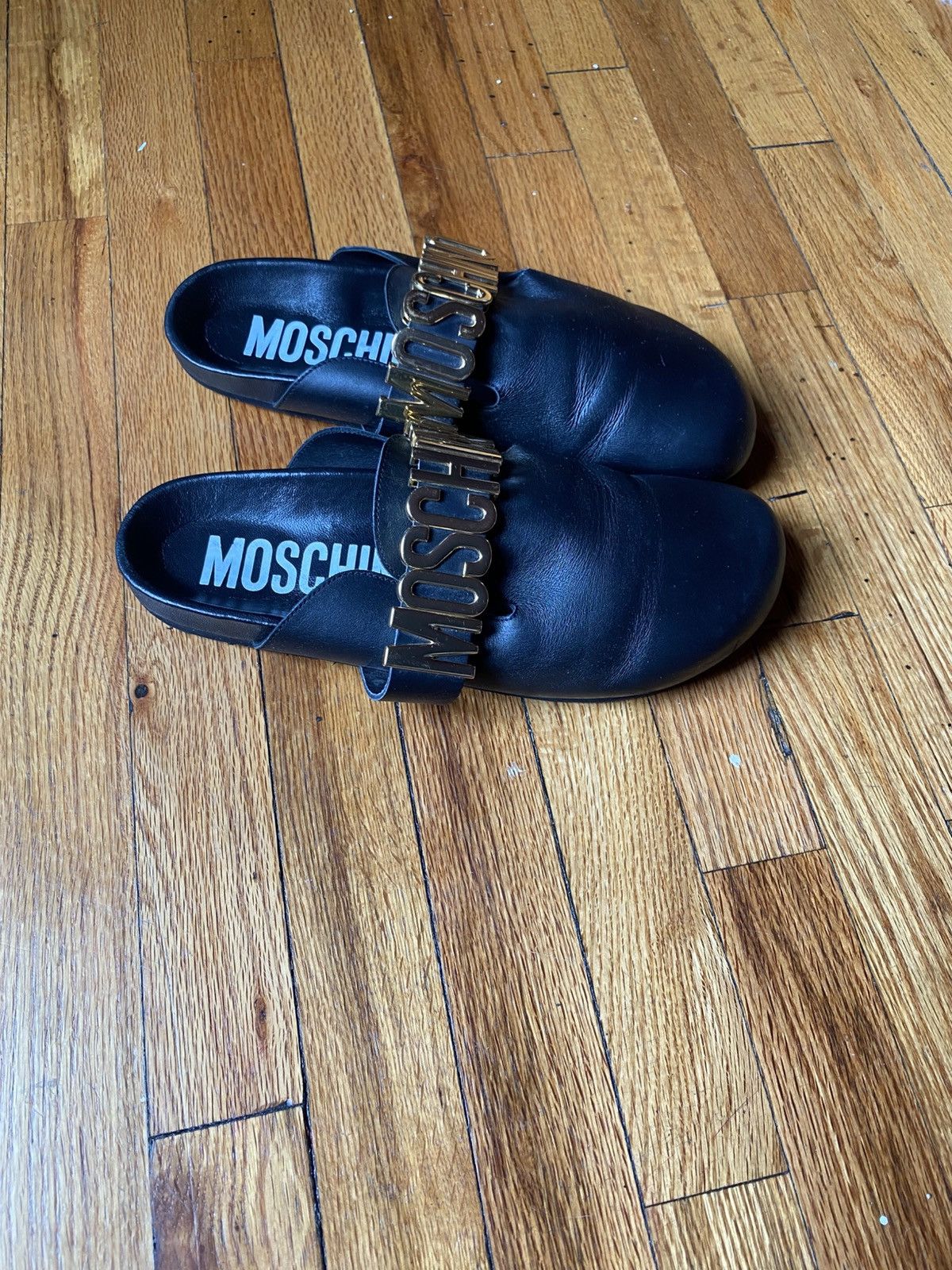 Moschino Moschino Calfskin Mules Size US 12.5 / EU 45-46 - 6 Thumbnail