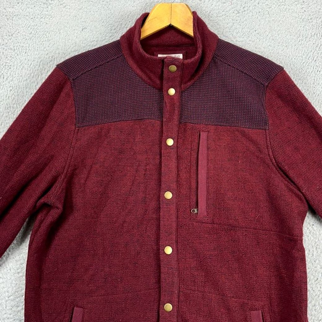 Carbon2Cobalt VINTAGE? No. Carbon 2 Cobalt Snap Shacket Shirt Mens Medium Maroon Button Up Jacket Pocket Shirt Jacket Mens Medium Red Outdoor Winter Casual Size US M / EU 48-50 / 2 - 2 Thumbnail