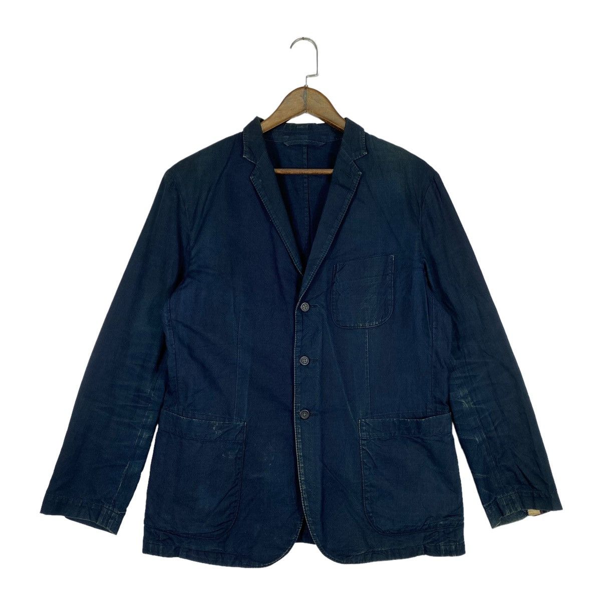 45rpm Umii 908 45rpm Indigo Light Denim Jacket Size US M / EU 48-50 / 2 - 2 Thumbnail