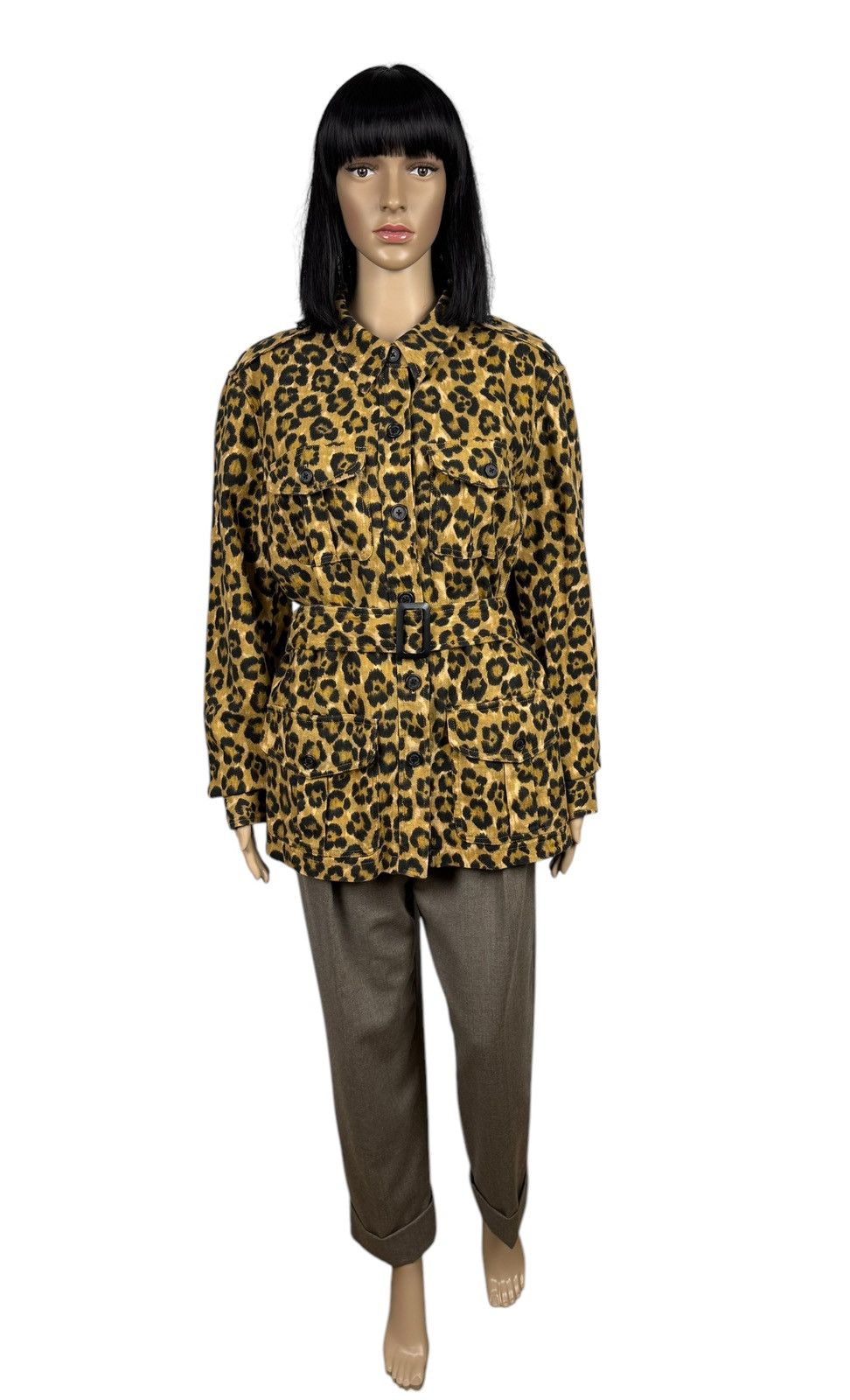 Lauren Ralph Lauren × Ralph Lauren Lauren Ralph Lauren Linen-Cotton Printed Jacket Belted Leo Size XL / US 12-14 / IT 48-50 - 2 Thumbnail