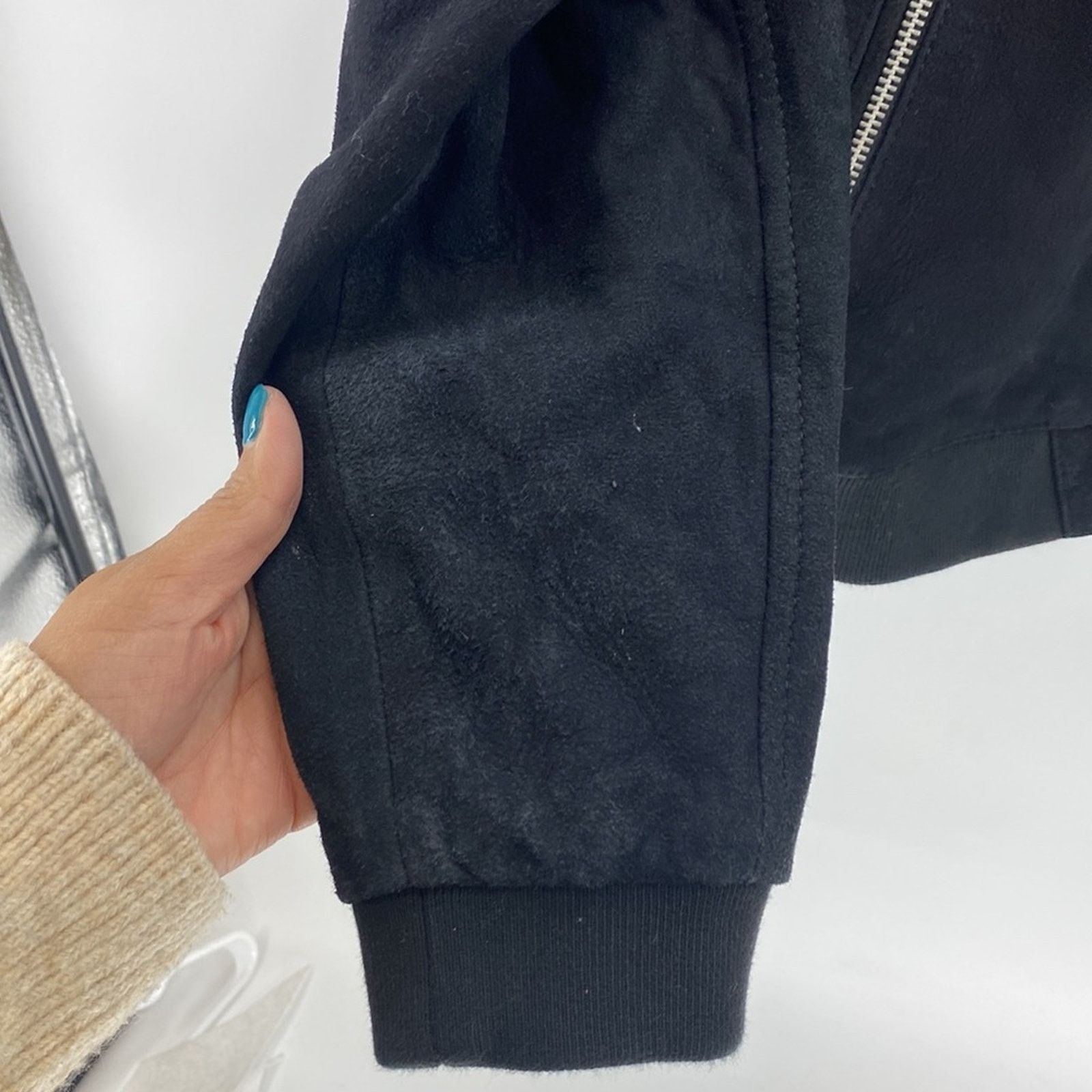 Asos ASOS suede leather bomber jacket size M business Size US M / EU 48-50 / 2 - 4 Thumbnail