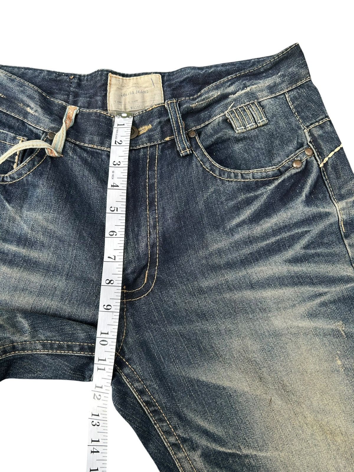 Kapital YOSHITOMO NARA LOLITA Exotic Vintage Rusty Faded Denim Jeans Size US 34 / EU 50 - 18 Thumbnail