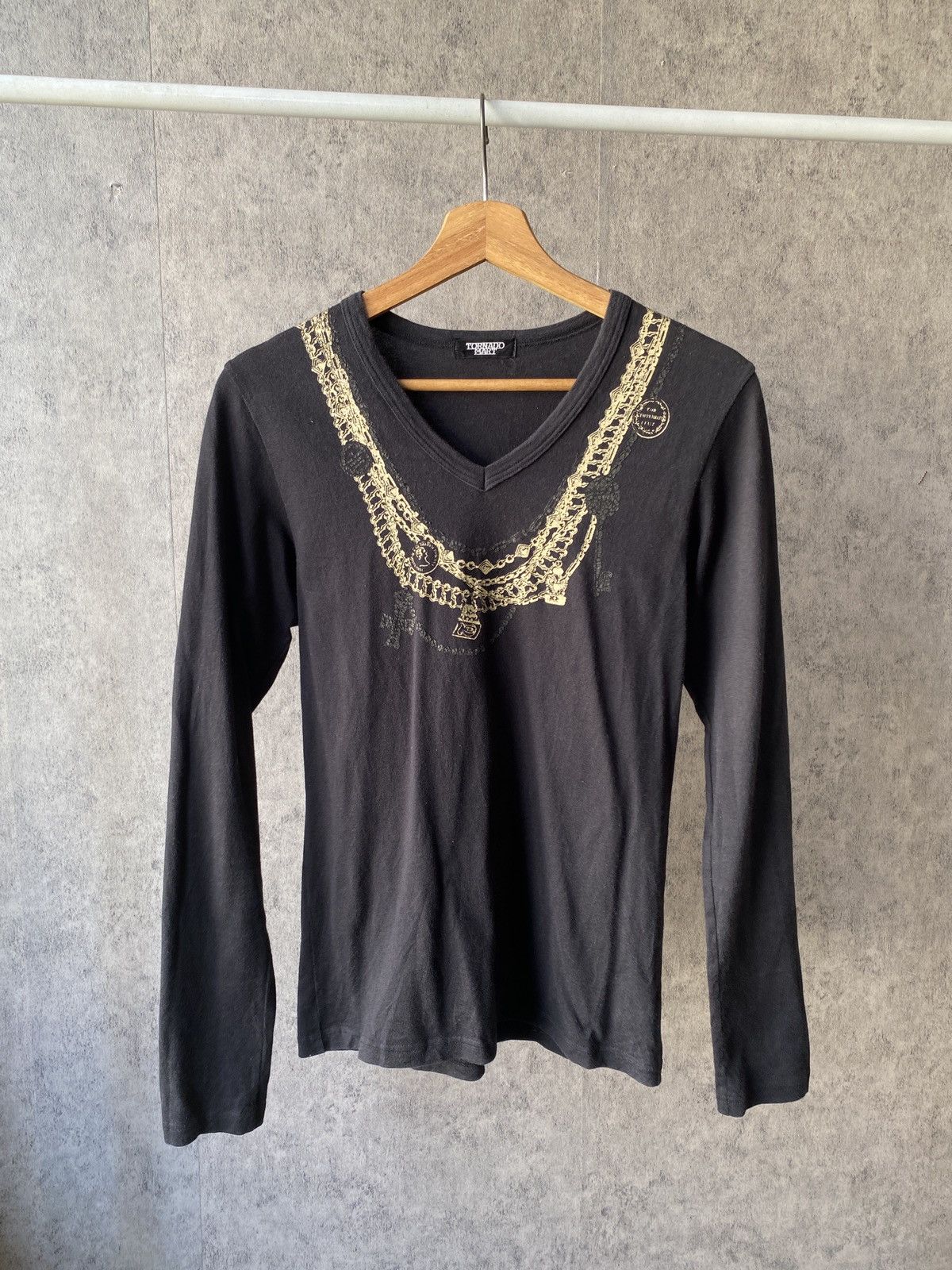 Tornado Mart Tornado Mart Chain Print Logo Long Sleeve Shirt Size US S / EU 44-46 / 1 - 2 Thumbnail