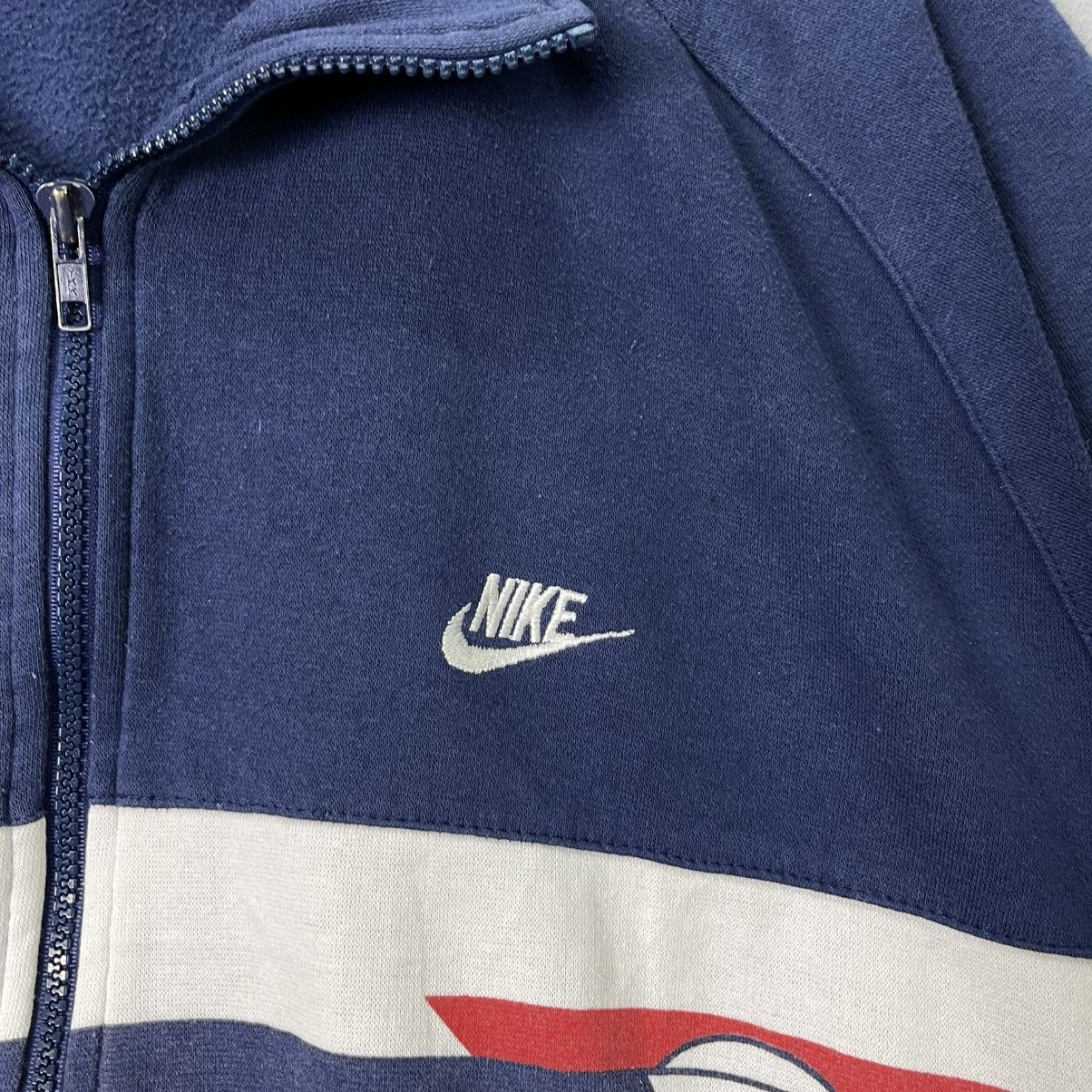 Nike Vintage Nike 90s Navy Stripe Logo Track Jacket Size US XL / EU 56 / 4 - 3 Thumbnail