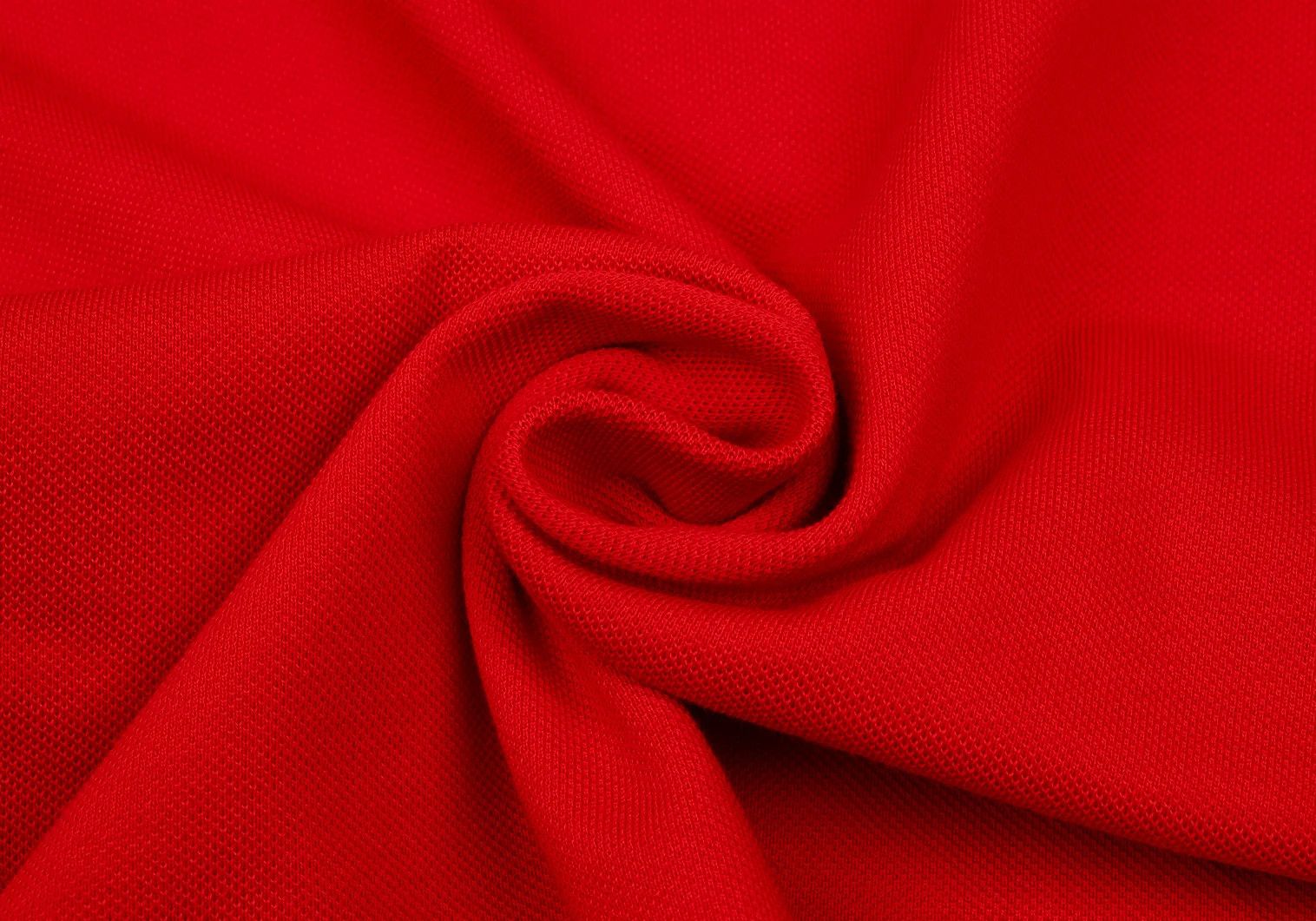 Junya Watanabe Lacoste Garment-Dyed Cotton Polo Shirt in Red, Size S Size US S / EU 44-46 / 1 - 13 Thumbnail