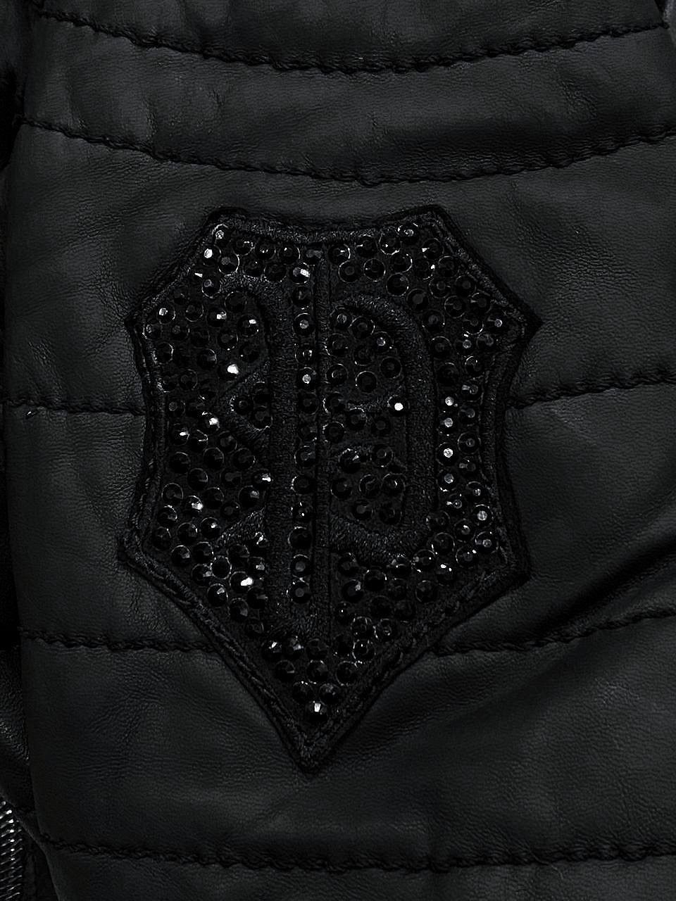 Philipp Plein Philipp Plein Leather Leather & Fur Glamour Jacket Size M / US 6-8 / IT 42-44 - 3 Thumbnail