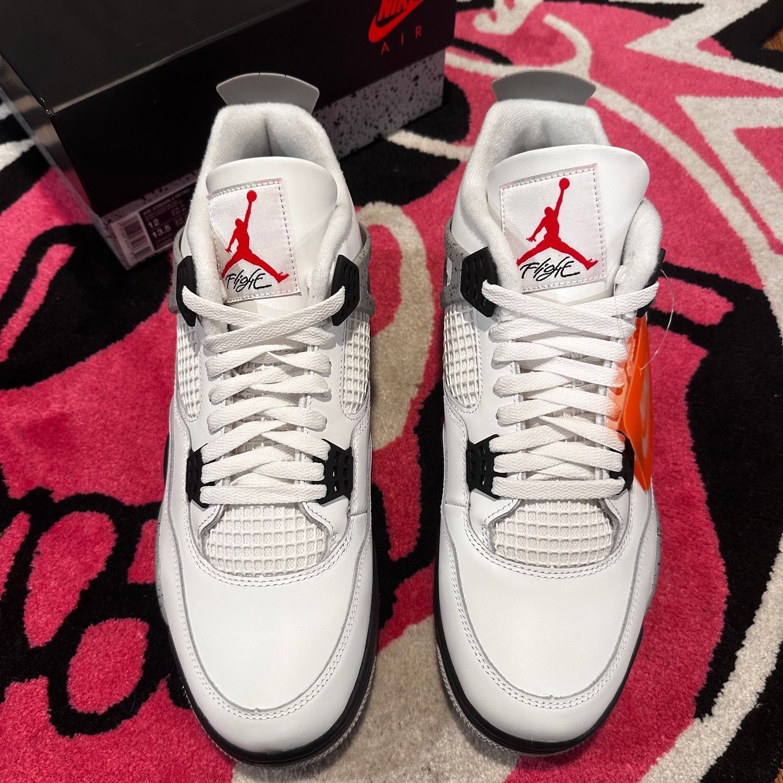 Jordan Brand Jordan 4 Retro White Cement (2025) – Size 12 – Brand New Size US 12 / EU 45 - 2 Thumbnail