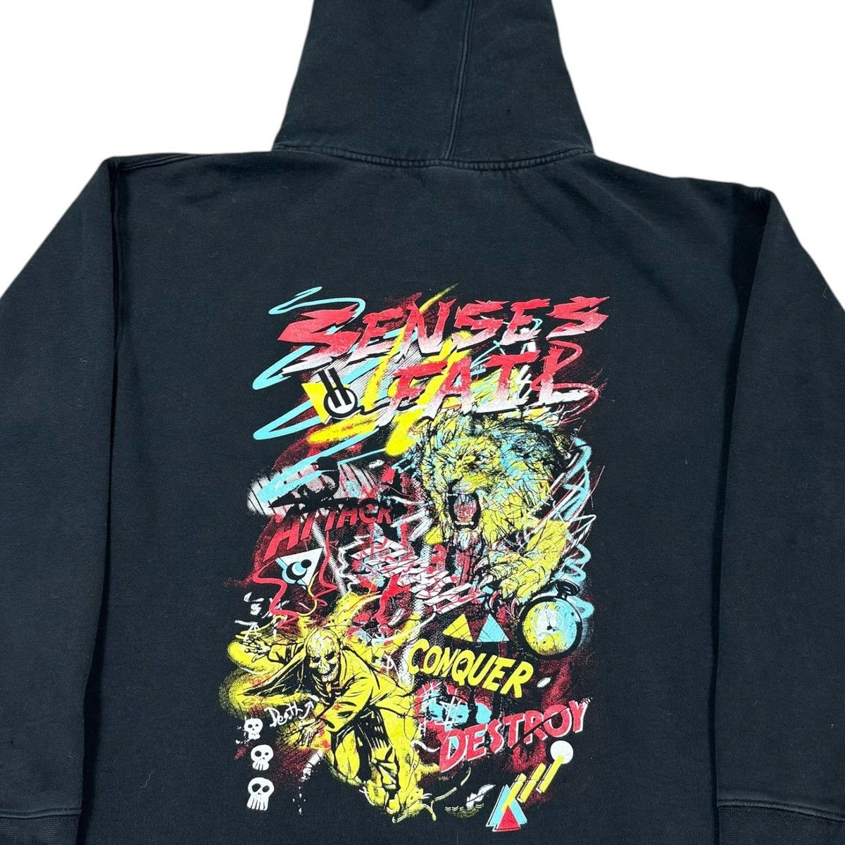 Other Senses Fail Hardcore Zip Hoodie Sweatshirt Men's M FLAW Size US M / EU 48-50 / 2 - 2 Thumbnail