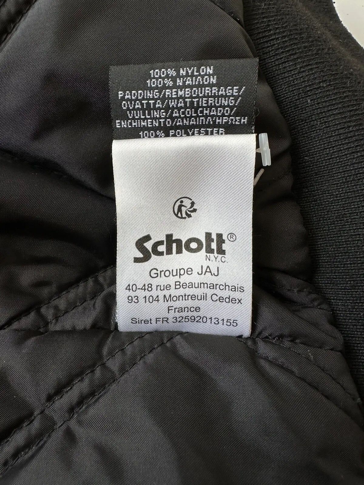 Schott Vintage Y2k Schott Nyc Bomber Hooded Jacket Zip Size US L / EU 52-54 / 3 - 12 Thumbnail