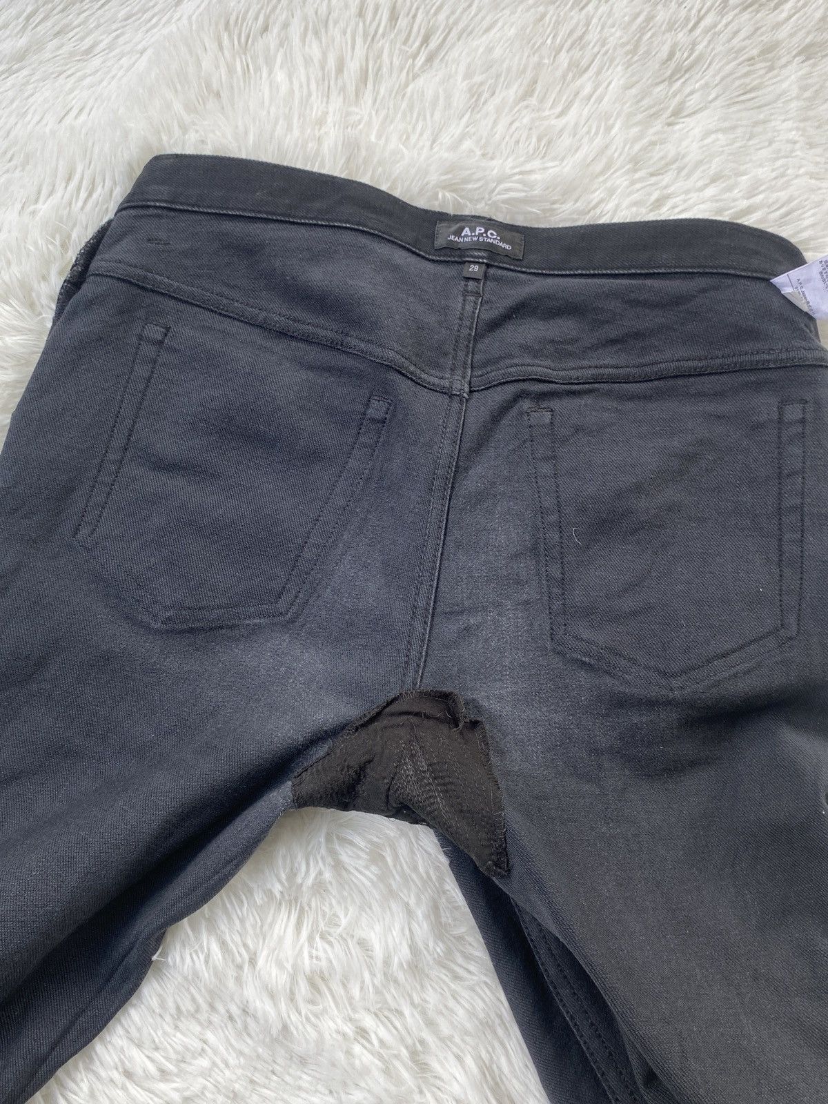 A.P.C. 🔥Binding now🔥A.P.C Black Jeans new standard distressed Size 30" / US 8 / IT 44 - 15 Thumbnail