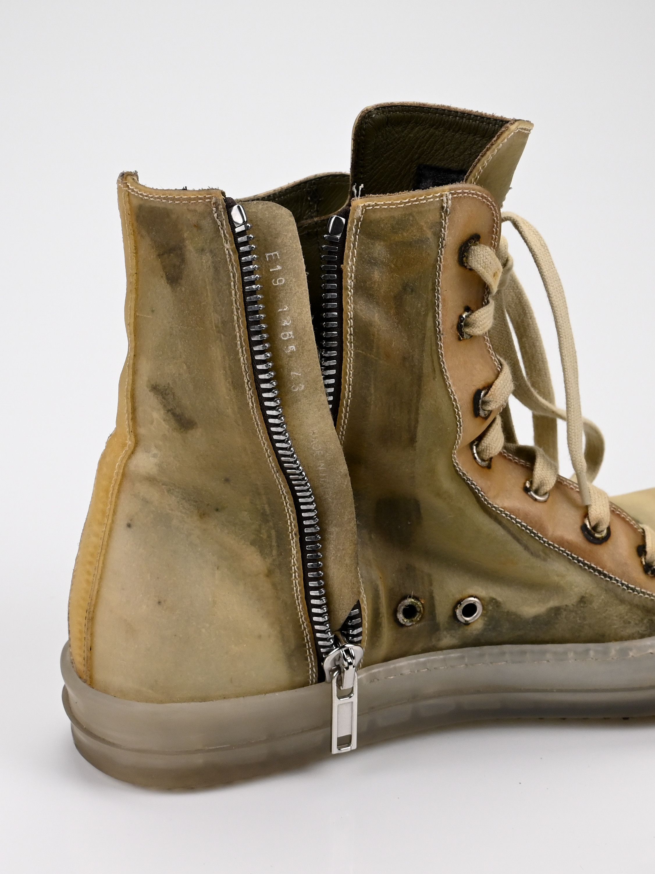 Rick Owens Babel Ramones Size US 10 / EU 43 - 17 Thumbnail