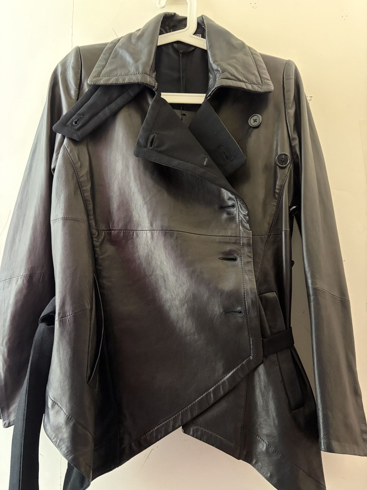 Ann Demeulemeester ANN DEMEULEMEESTER leather jacket Brand new with tags Size XS / US 0-2 / IT 36-38 - 6 Thumbnail