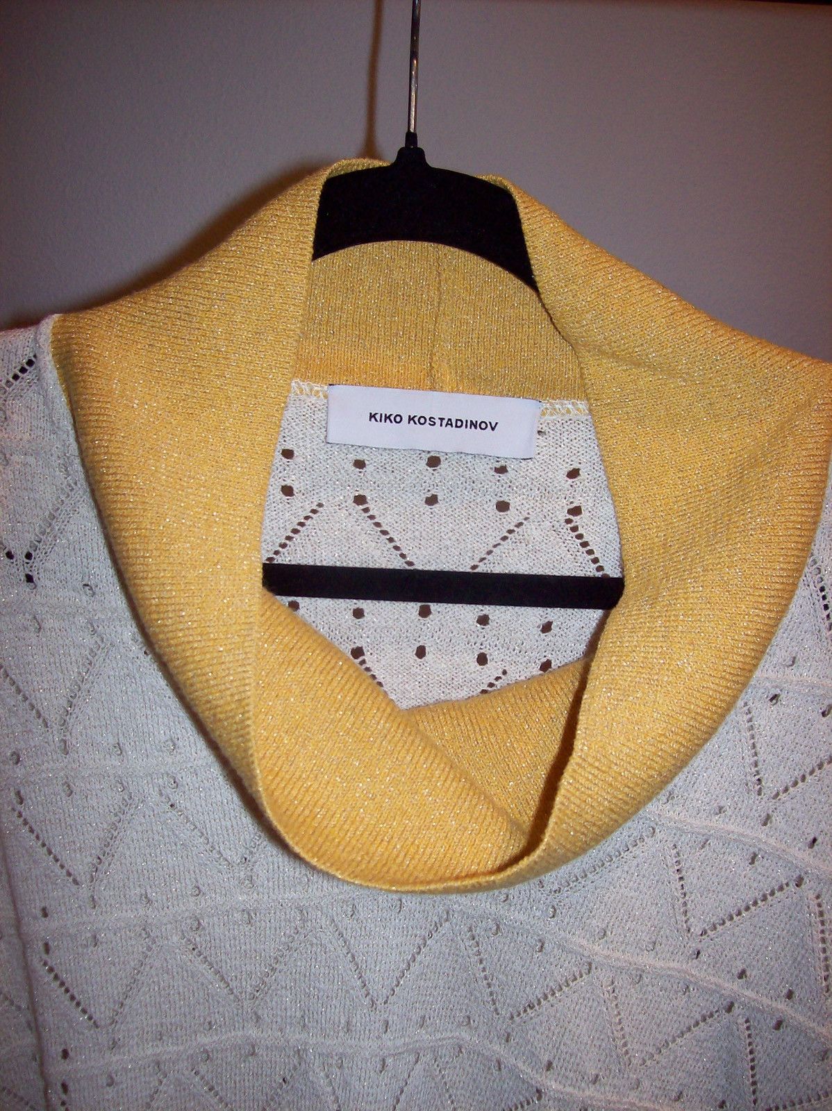 Kiko Kostadinov Kiko Kostadinov SS24 Beige & Yellow Brecht Turtleneck Size US M / EU 48-50 / 2 - 5 Thumbnail